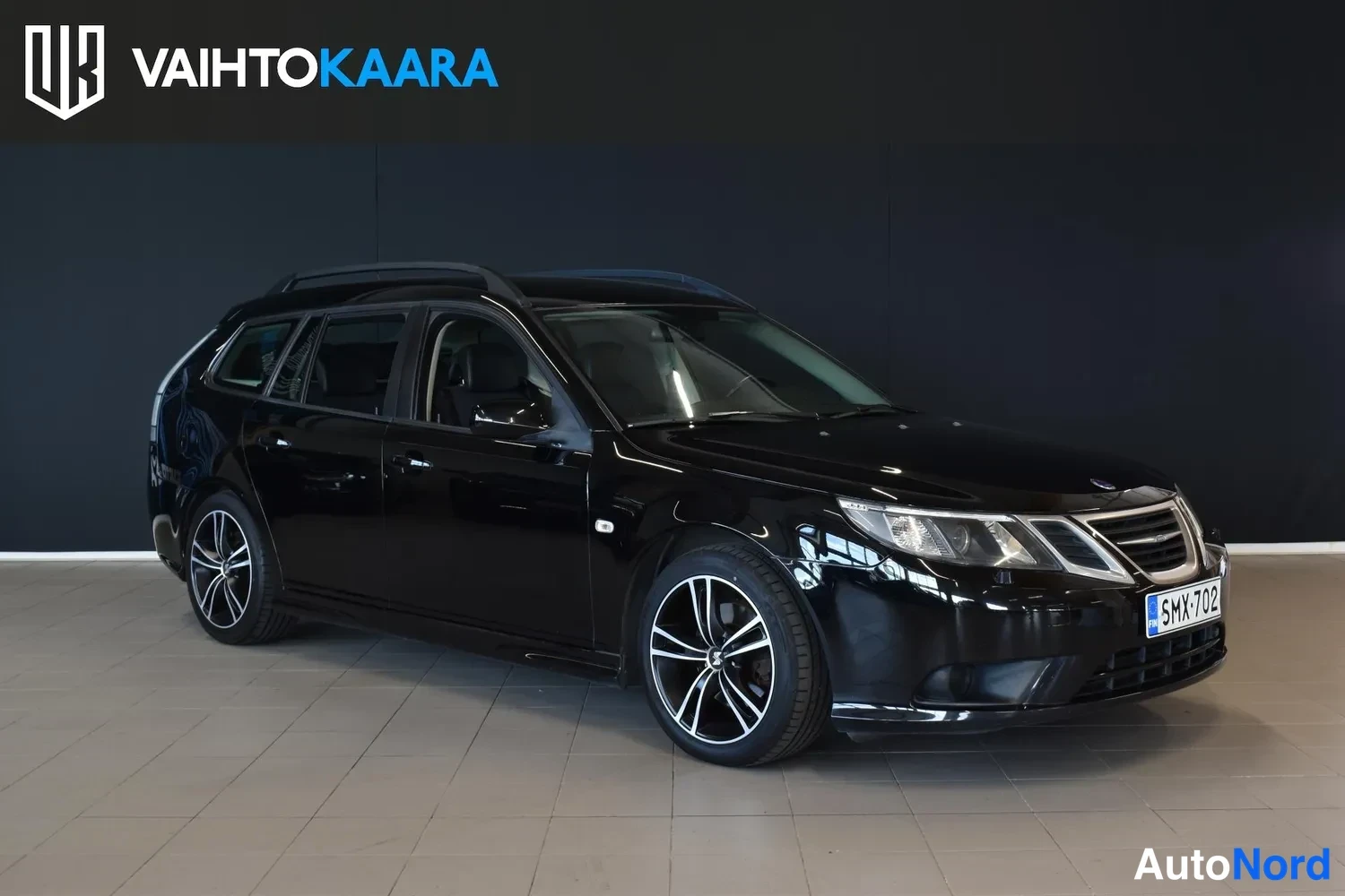 Musta Saab 9-3 2008, ulkokuva 6 – Raisio