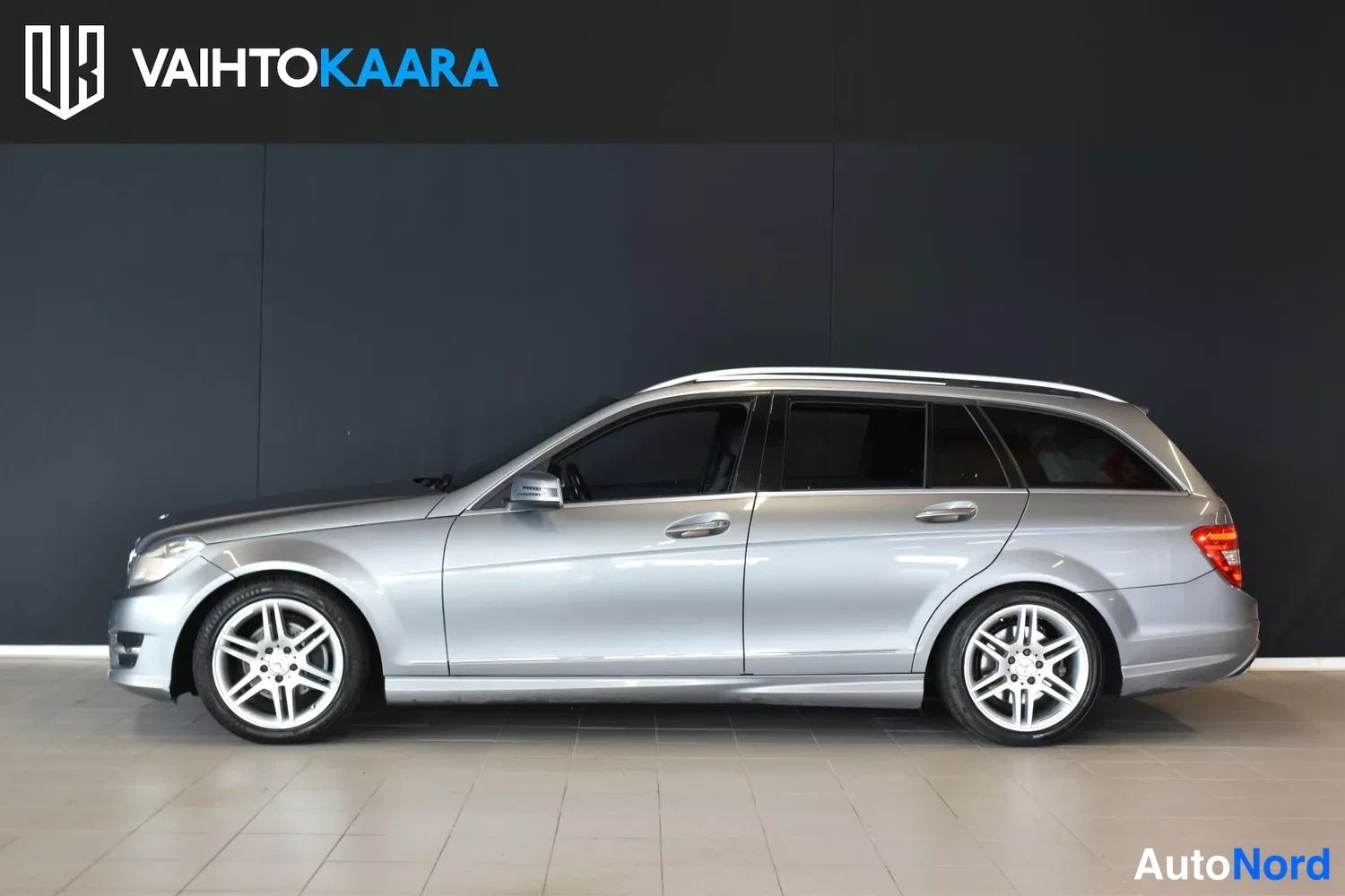 Harmaa Mercedes-Benz C 220 CDI 2013, ulkokuva 2 – Raisio