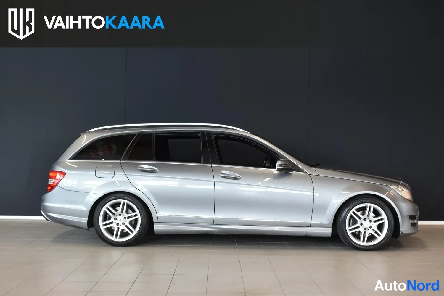 Harmaa Mercedes-Benz C 220 CDI 2013, ulkokuva 4 – Raisio