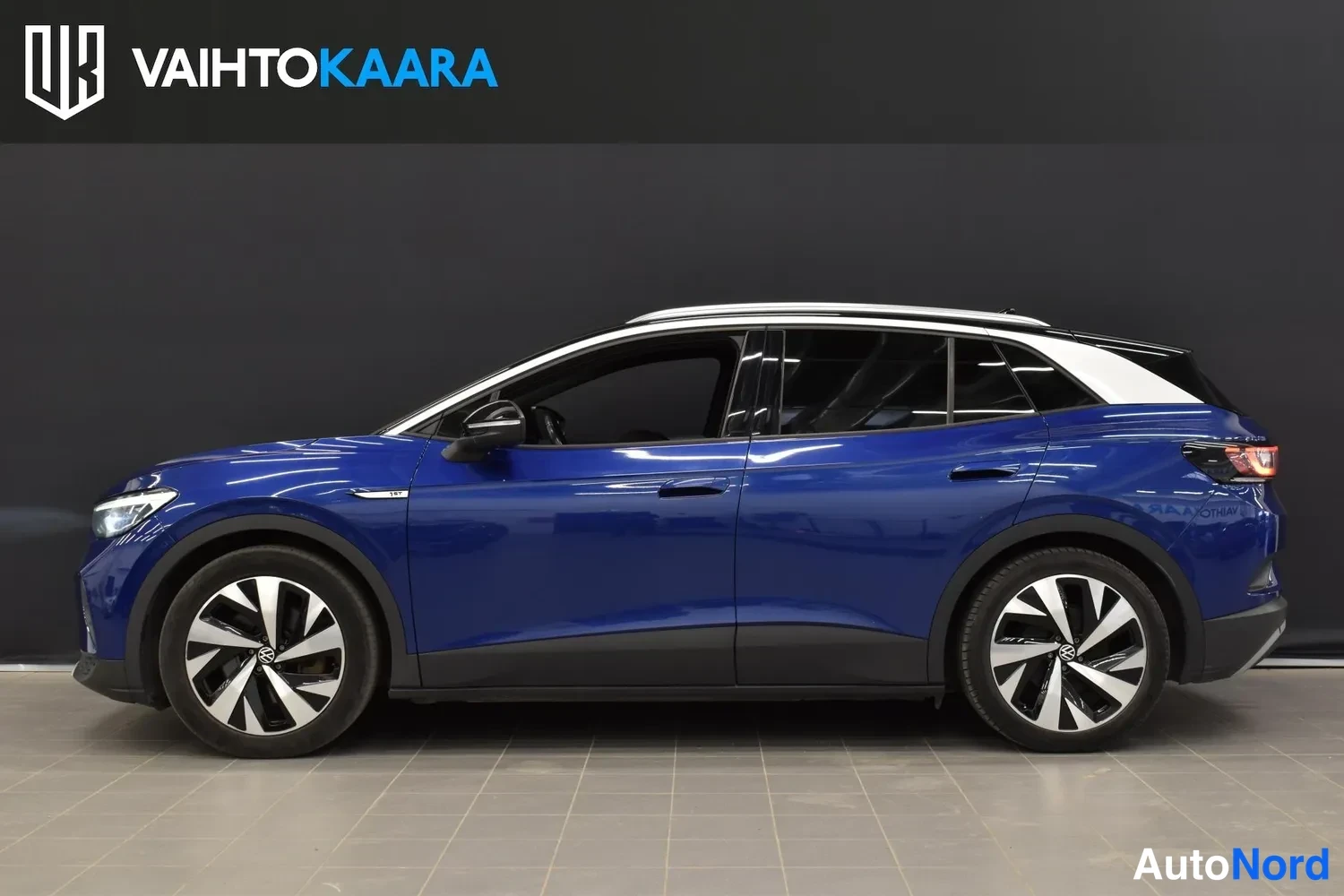 Sininen Volkswagen ID.4 2021, ulkokuva 2 – Raisio