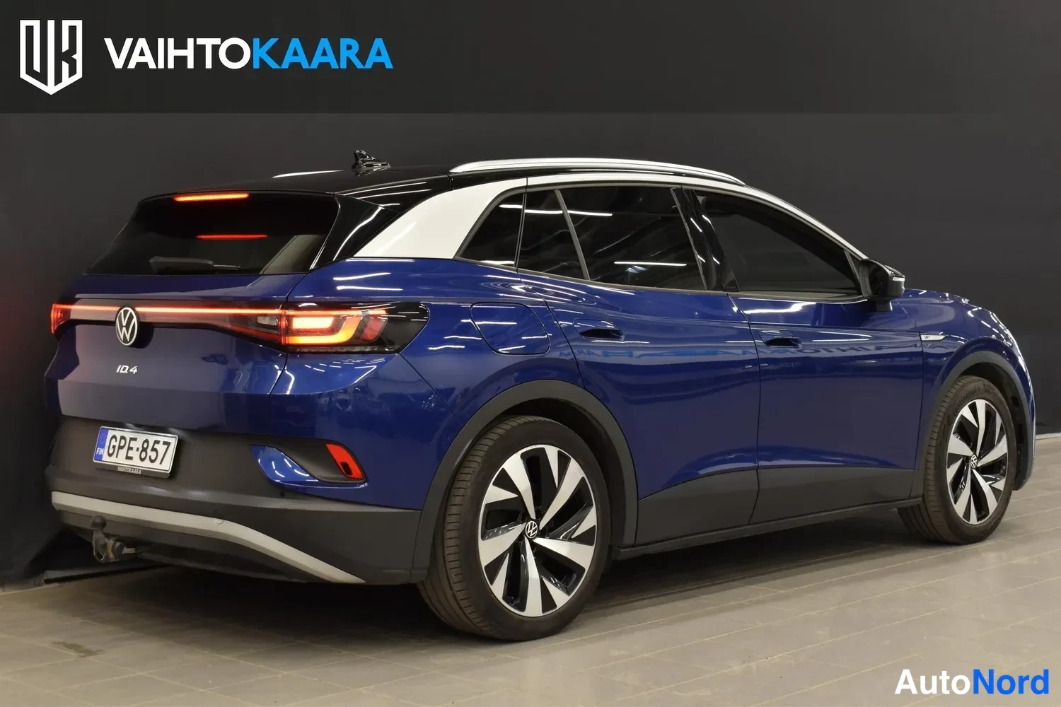 Sininen Volkswagen ID.4 2021, ulkokuva 4 – Raisio