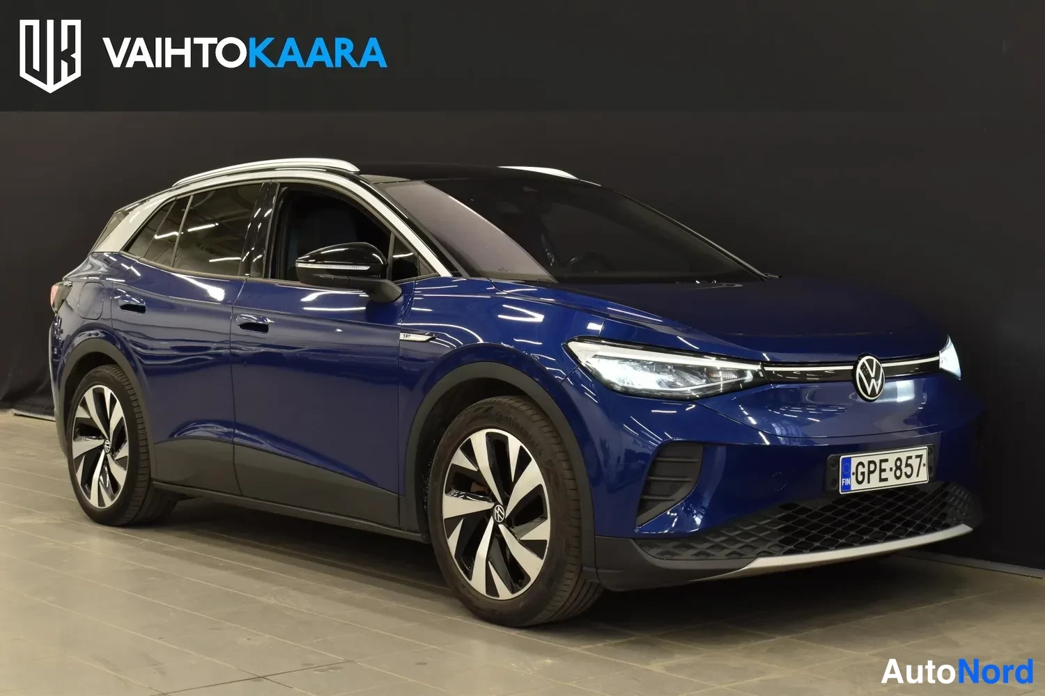 Sininen Volkswagen ID.4 2021, ulkokuva 6 – Raisio