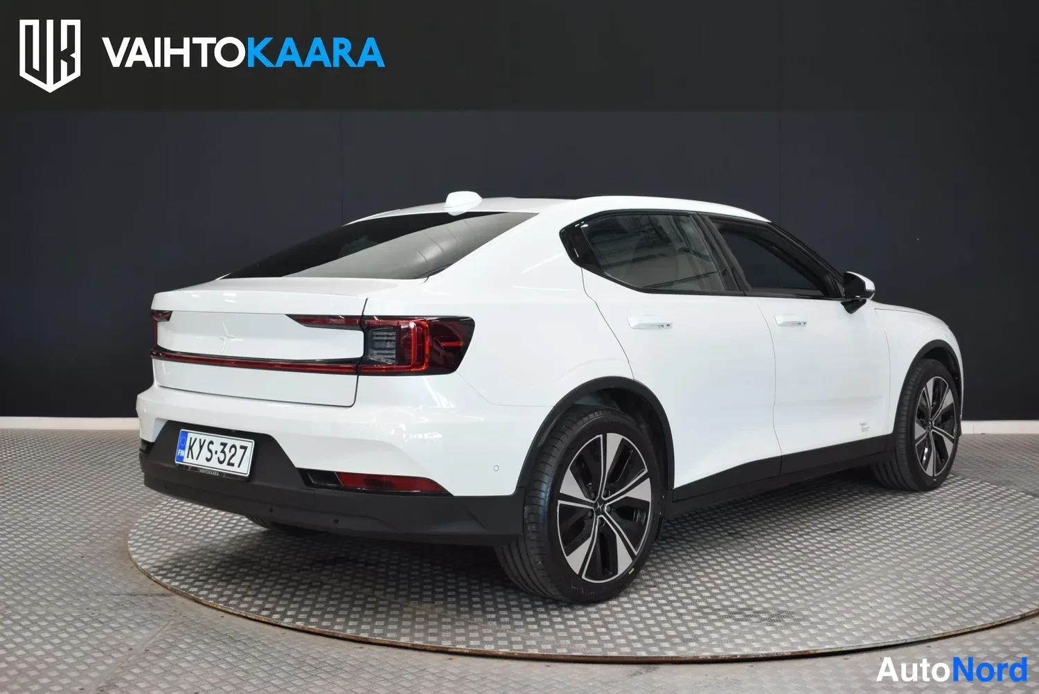 Valkoinen Polestar 2 2023, ulkokuva 4 – Raisio