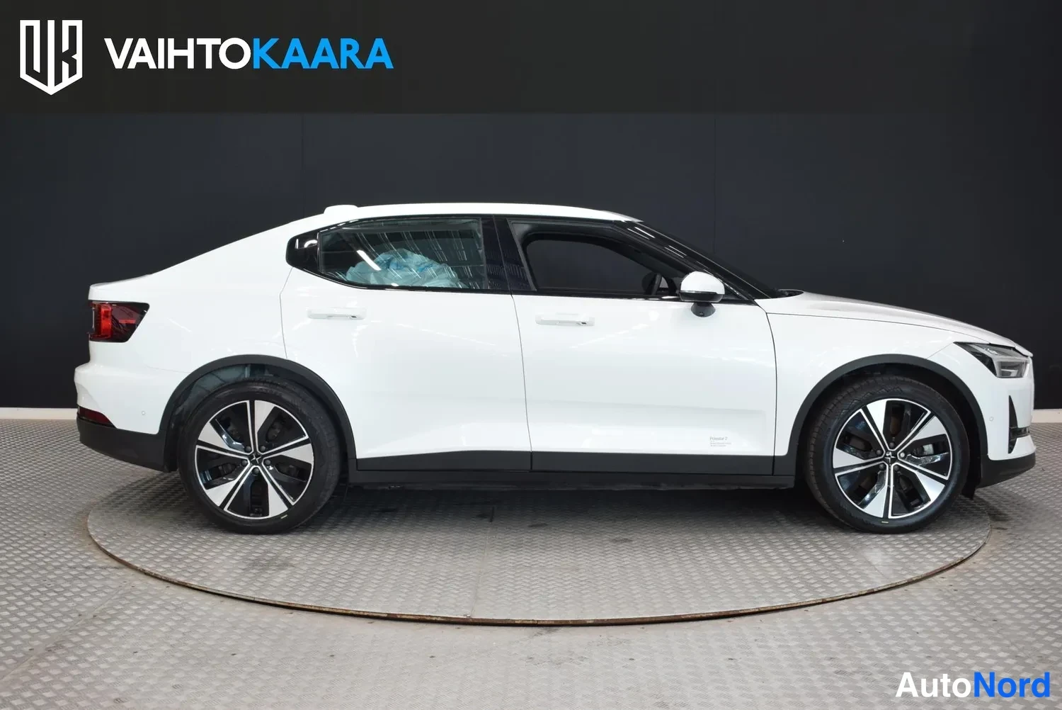 Valkoinen Polestar 2 2023, ulkokuva 5 – Raisio