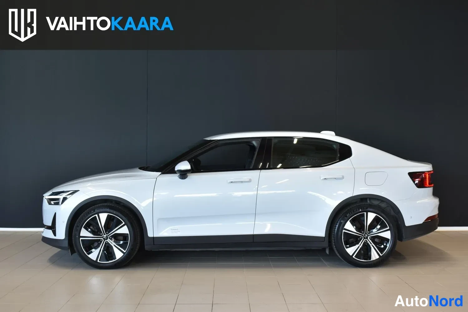 Valkoinen Polestar 2 2023, ulkokuva 2 – Raisio