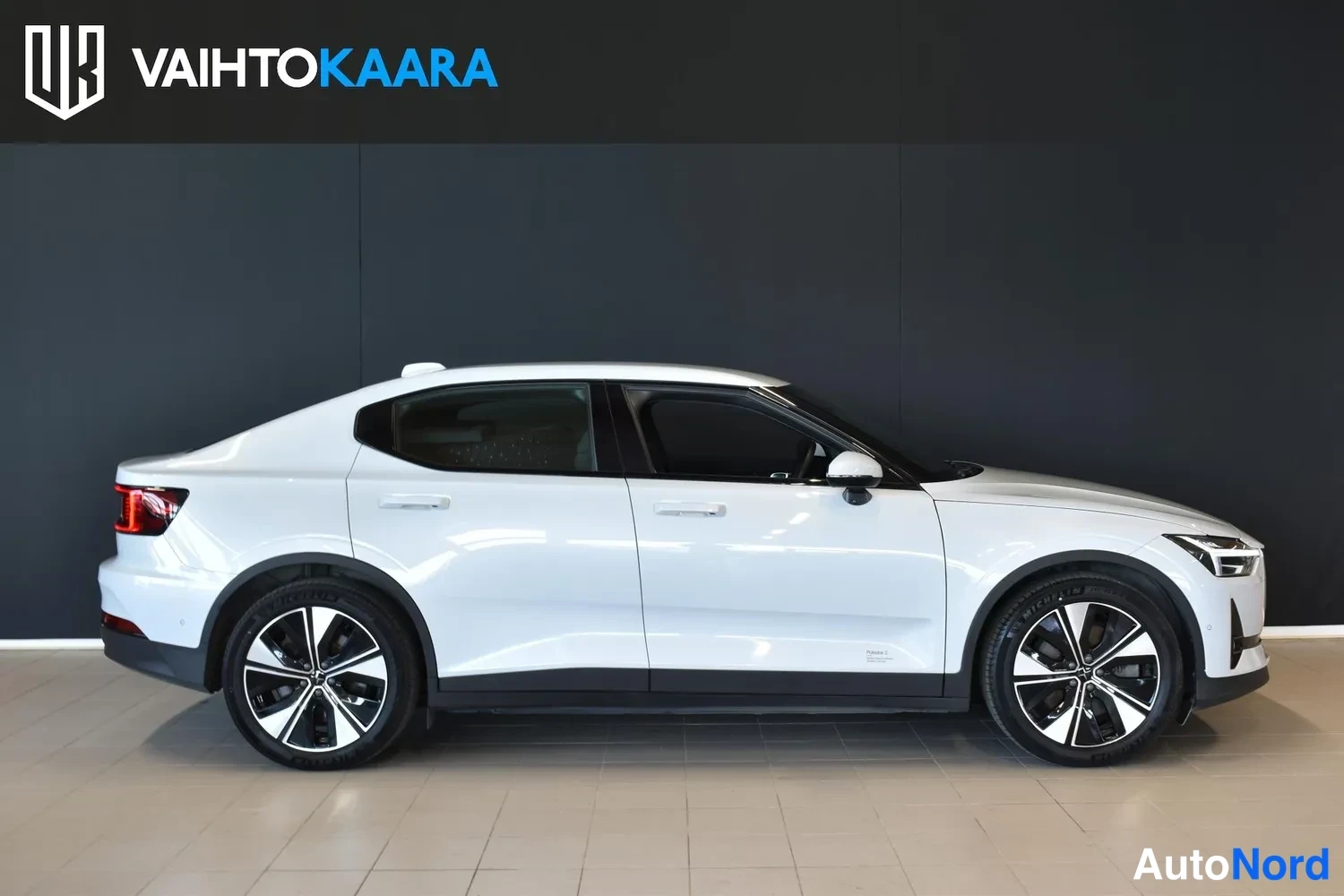 Valkoinen Polestar 2 2023, ulkokuva 5 – Raisio
