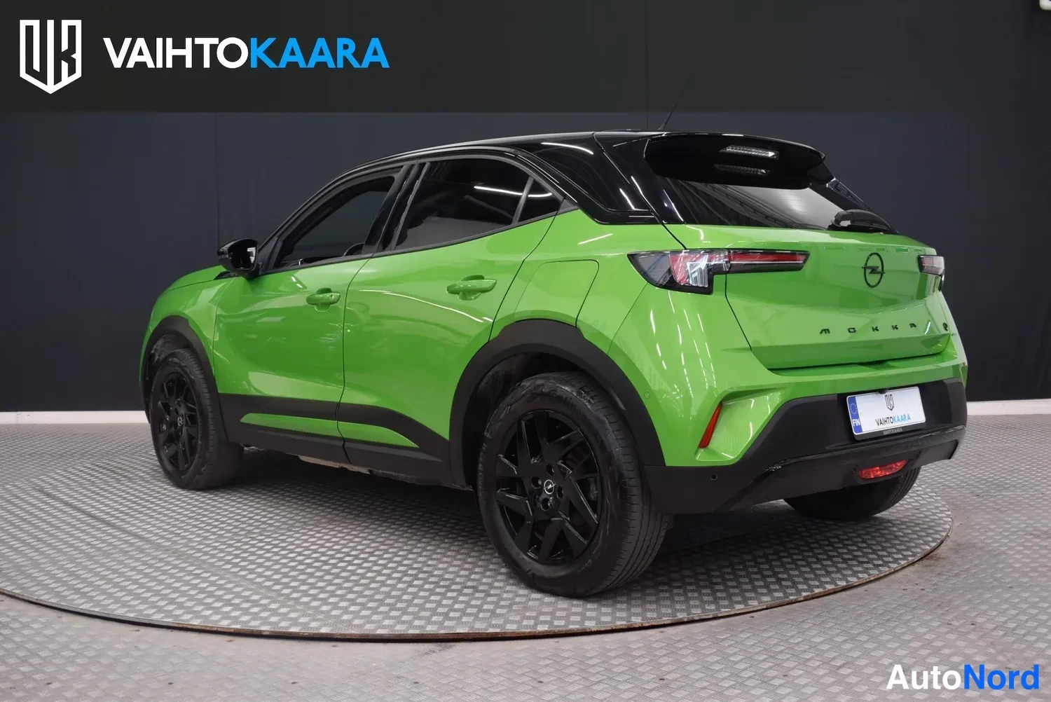 Vihreä Opel Mokka-e 2023, ulkokuva 3 – Raisio