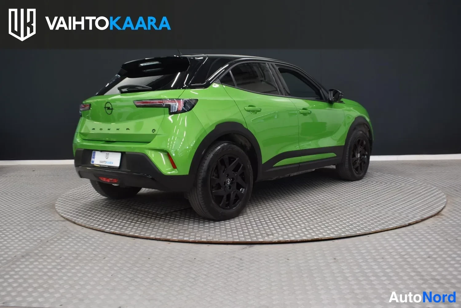 Vihreä Opel Mokka-e 2023, ulkokuva 4 – Raisio