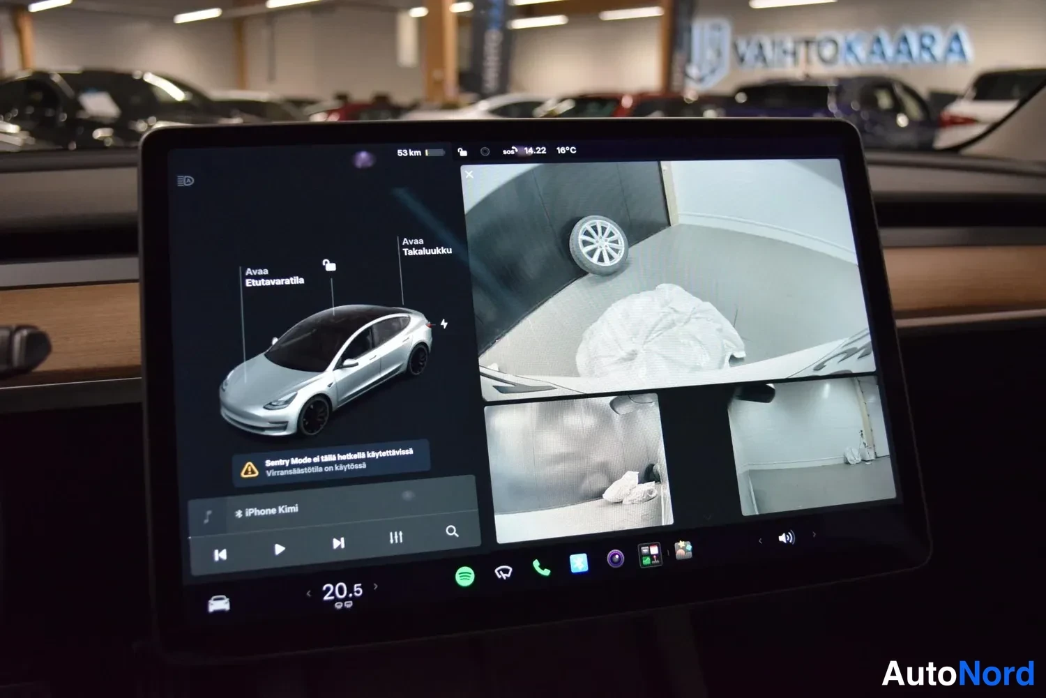 Valkoinen Tesla Model 3 Performance 2022, ulkokuva 18 – Raisio