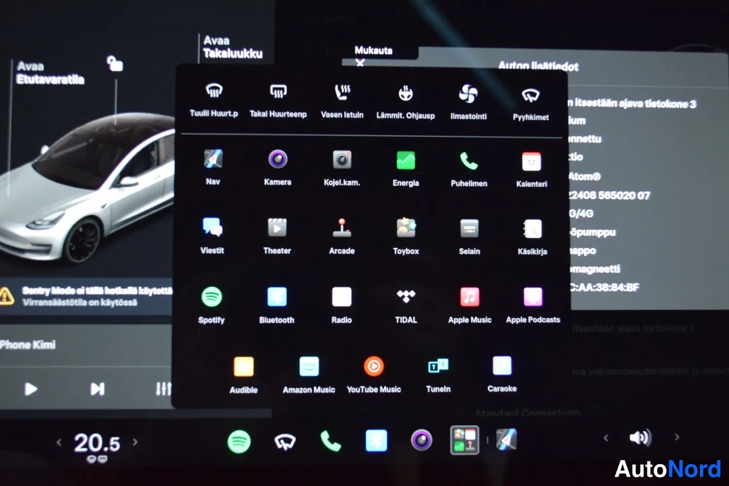 Valkoinen Tesla Model 3 Performance 2022, ulkokuva 22 – Raisio