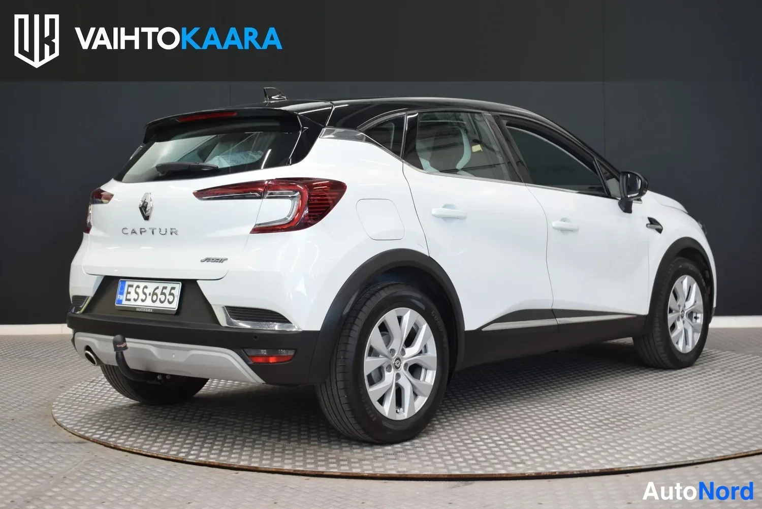 Valkoinen Renault Captur 2021, ulkokuva 4 – Raisio