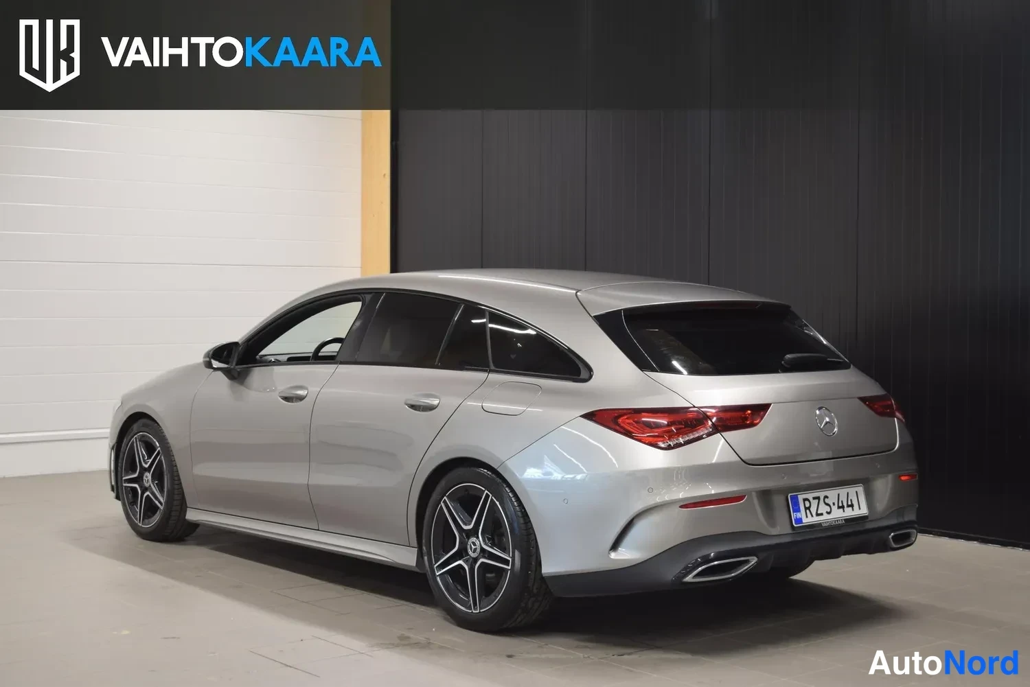 Harmaa Mercedes-Benz CLA 180 2020, ulkokuva 3 – Raisio