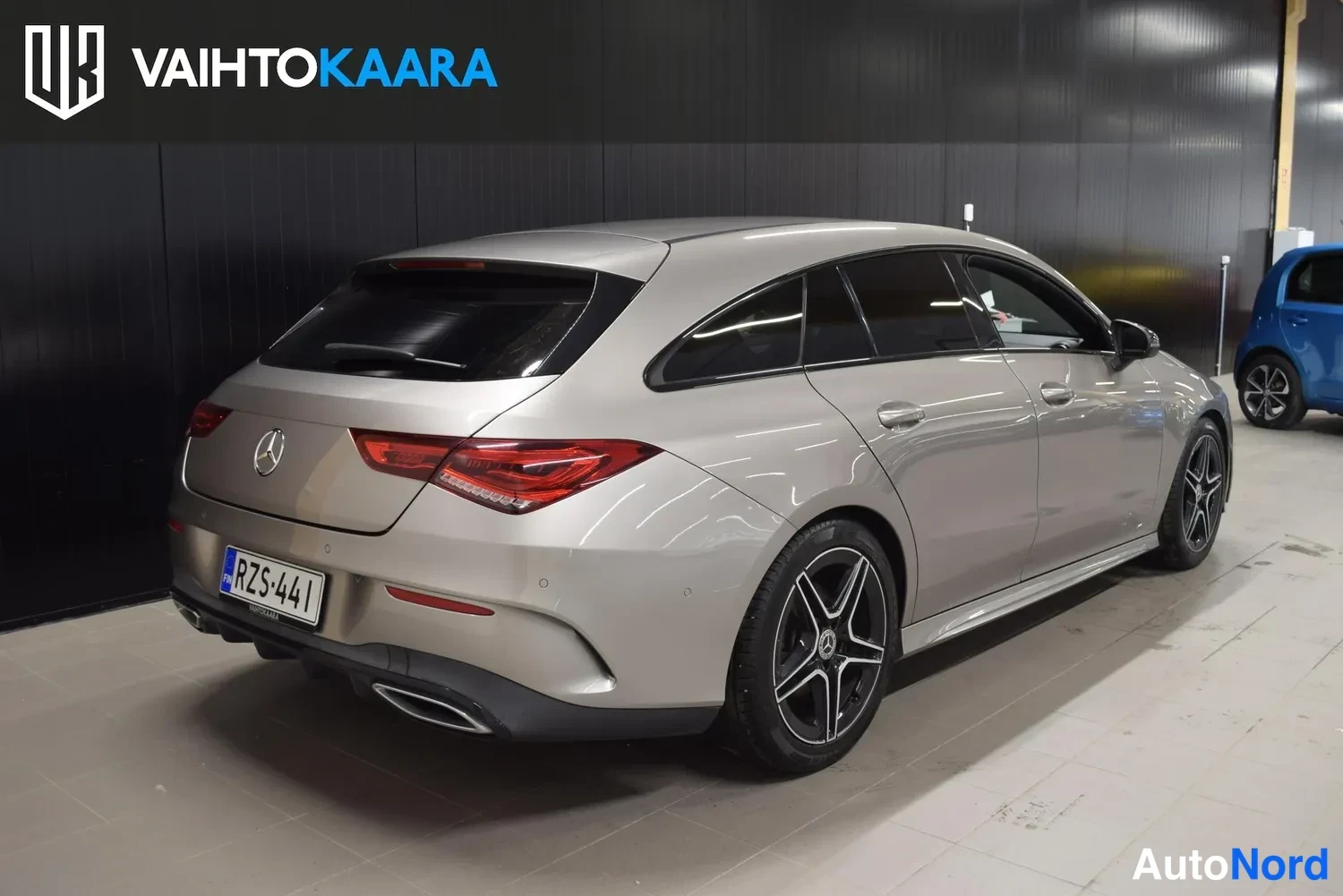 Harmaa Mercedes-Benz CLA 180 2020, ulkokuva 4 – Raisio