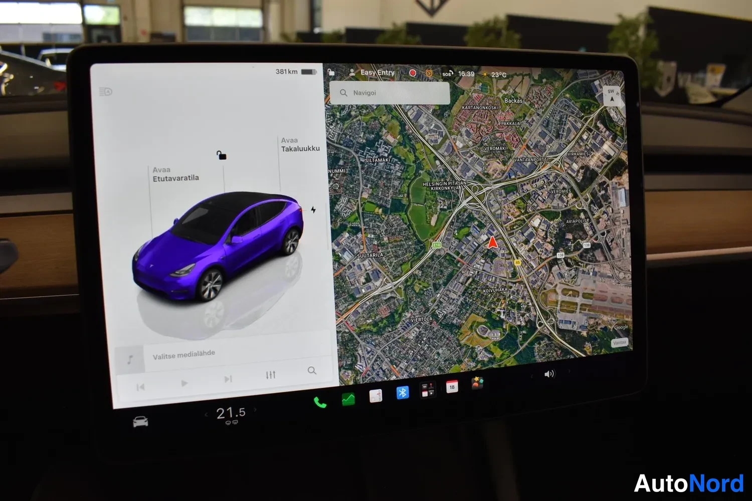 Musta Tesla Model Y 2023, ulkokuva 14 – Raisio