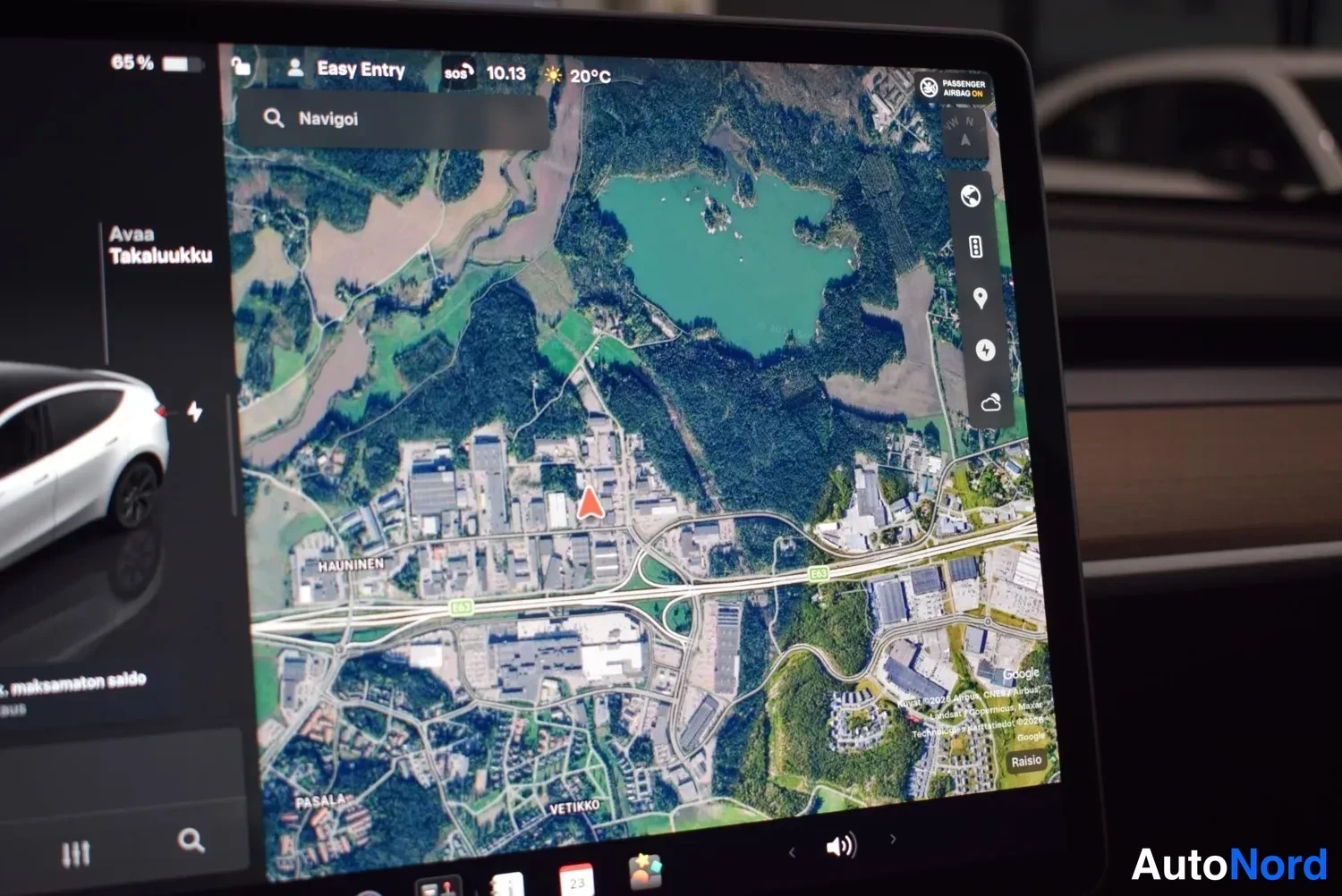 Valkoinen Tesla Model Y 2023, ulkokuva 20 – Raisio