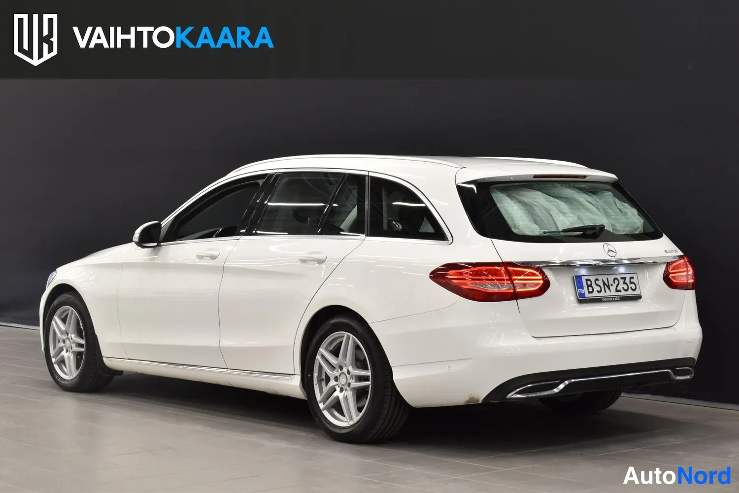 Valkoinen Mercedes-Benz C 180 BlueTEC 2015, ulkokuva 3 – Raisio