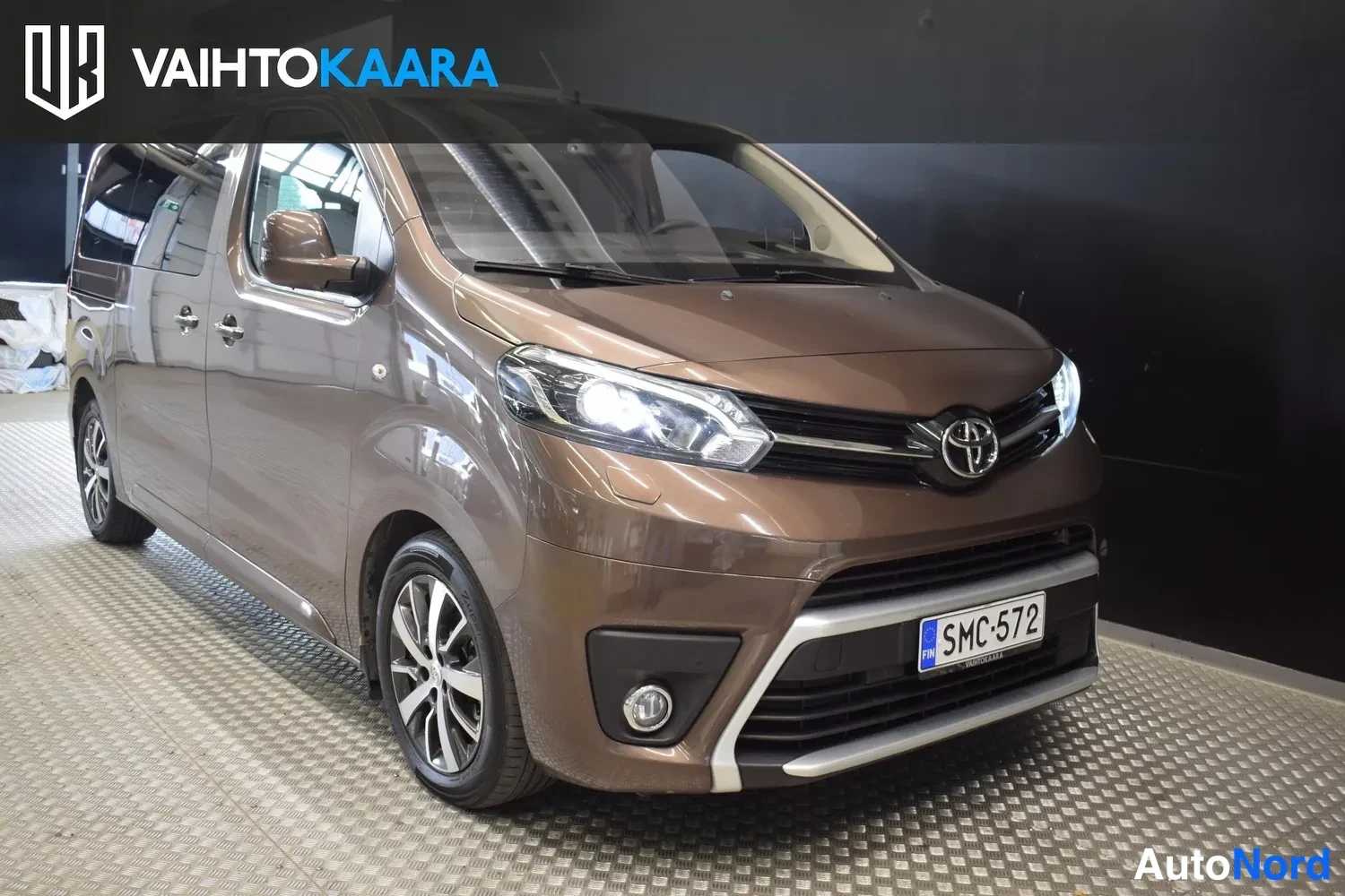 Ruskea Toyota Proace Verso 2017, ulkokuva 6 – Raisio