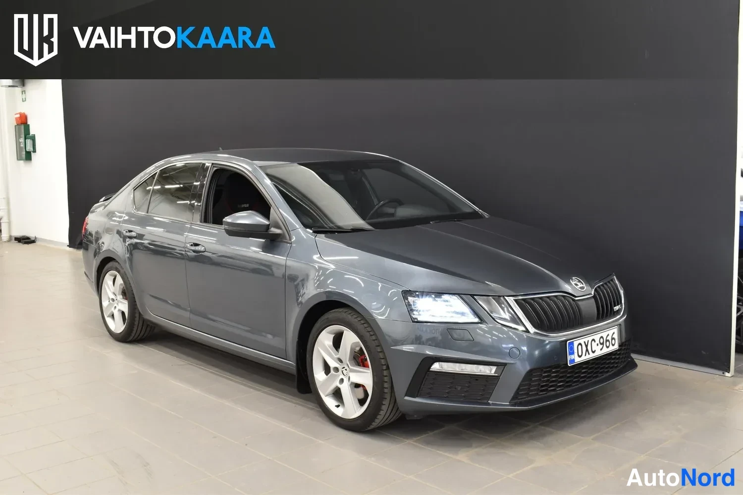 Harmaa Skoda Octavia 2018, ulkokuva 6 – Raisio