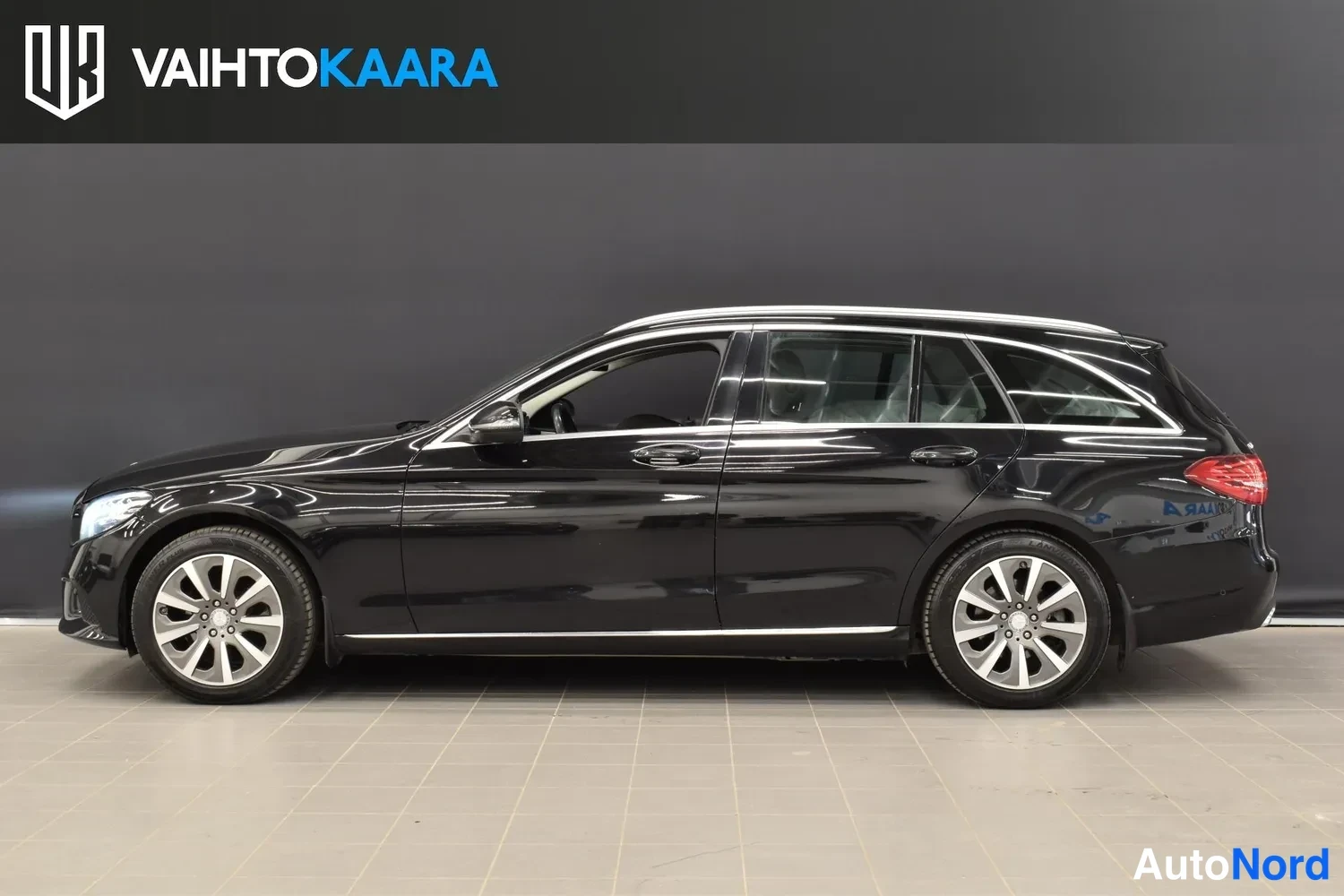 Musta Mercedes-Benz C 200 4MATIC 2019, ulkokuva 2 – Raisio