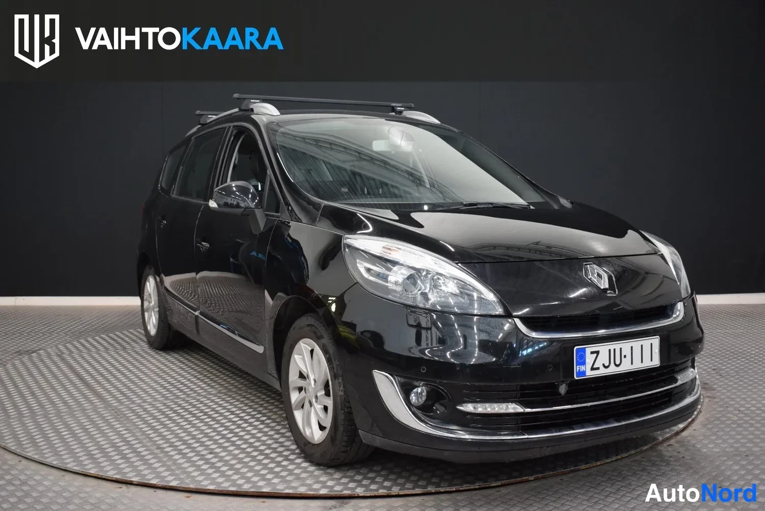 Musta Renault Grand Scenic 2013, ulkokuva 6 – Raisio
