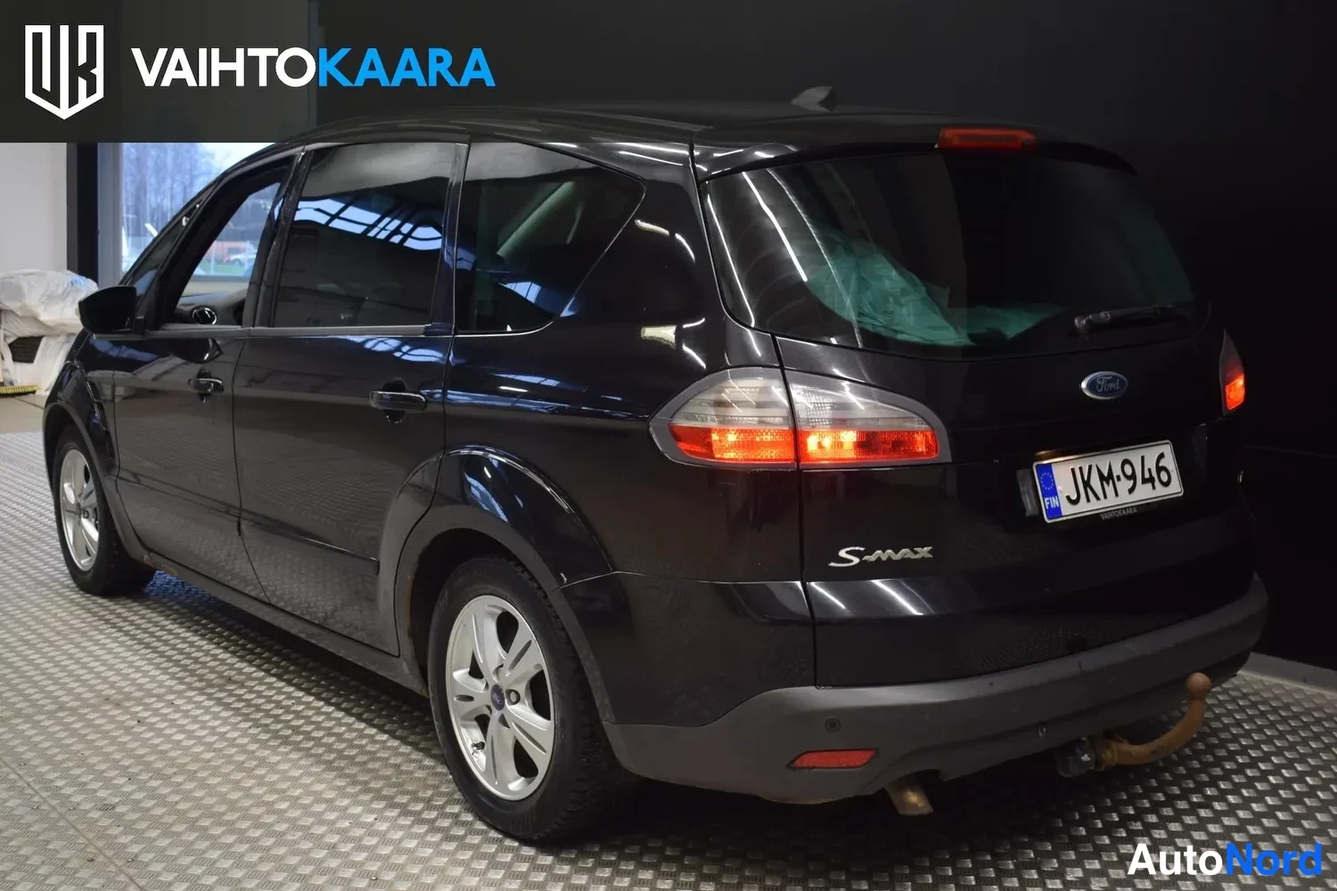 Musta Ford S-MAX 2007, ulkokuva 3 – Raisio