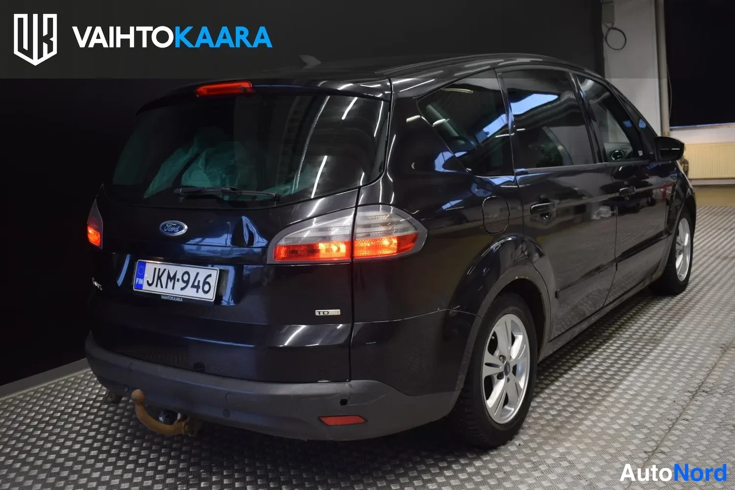 Musta Ford S-MAX 2007, ulkokuva 4 – Raisio