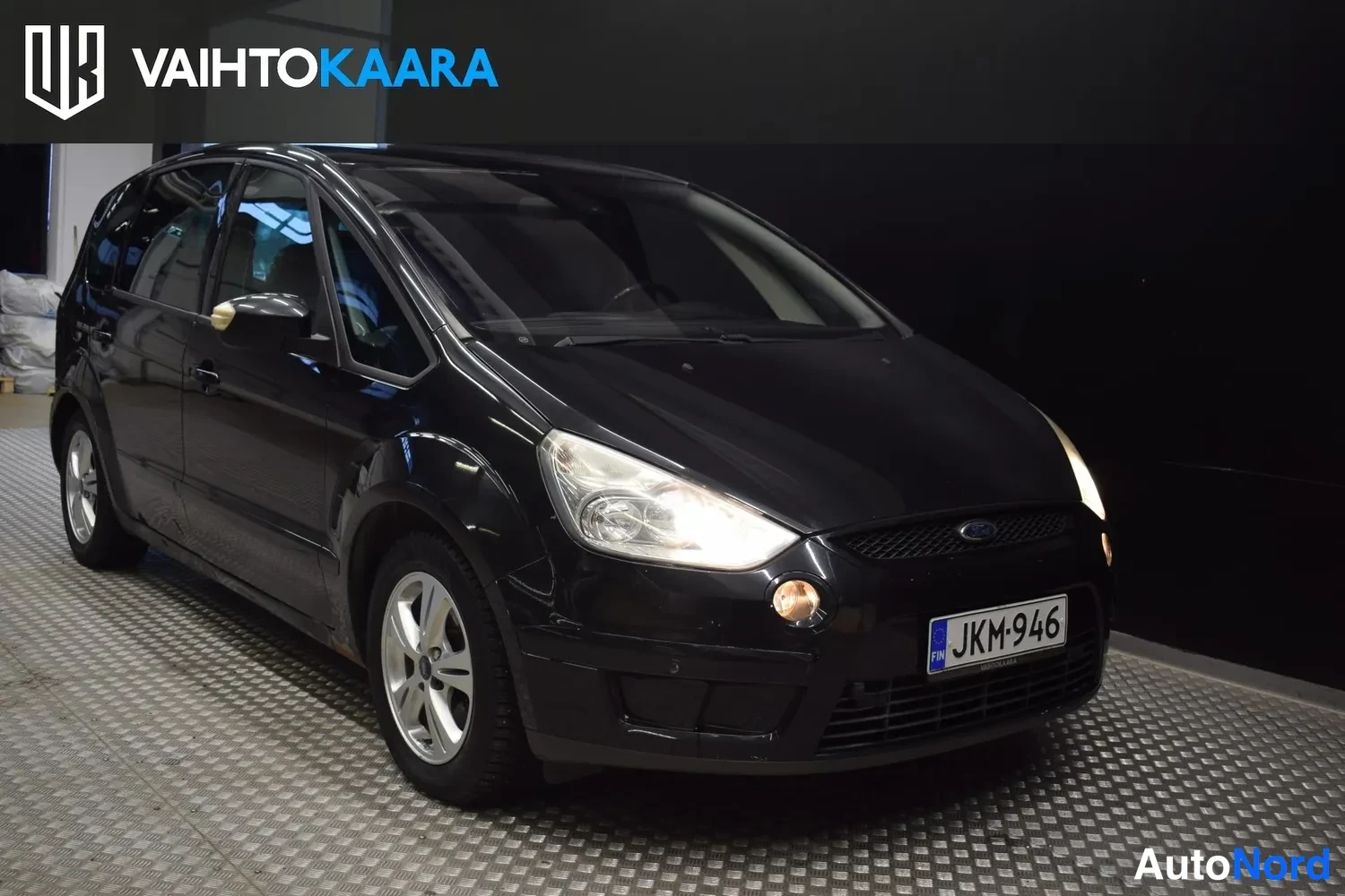 Musta Ford S-MAX 2007, ulkokuva 6 – Raisio