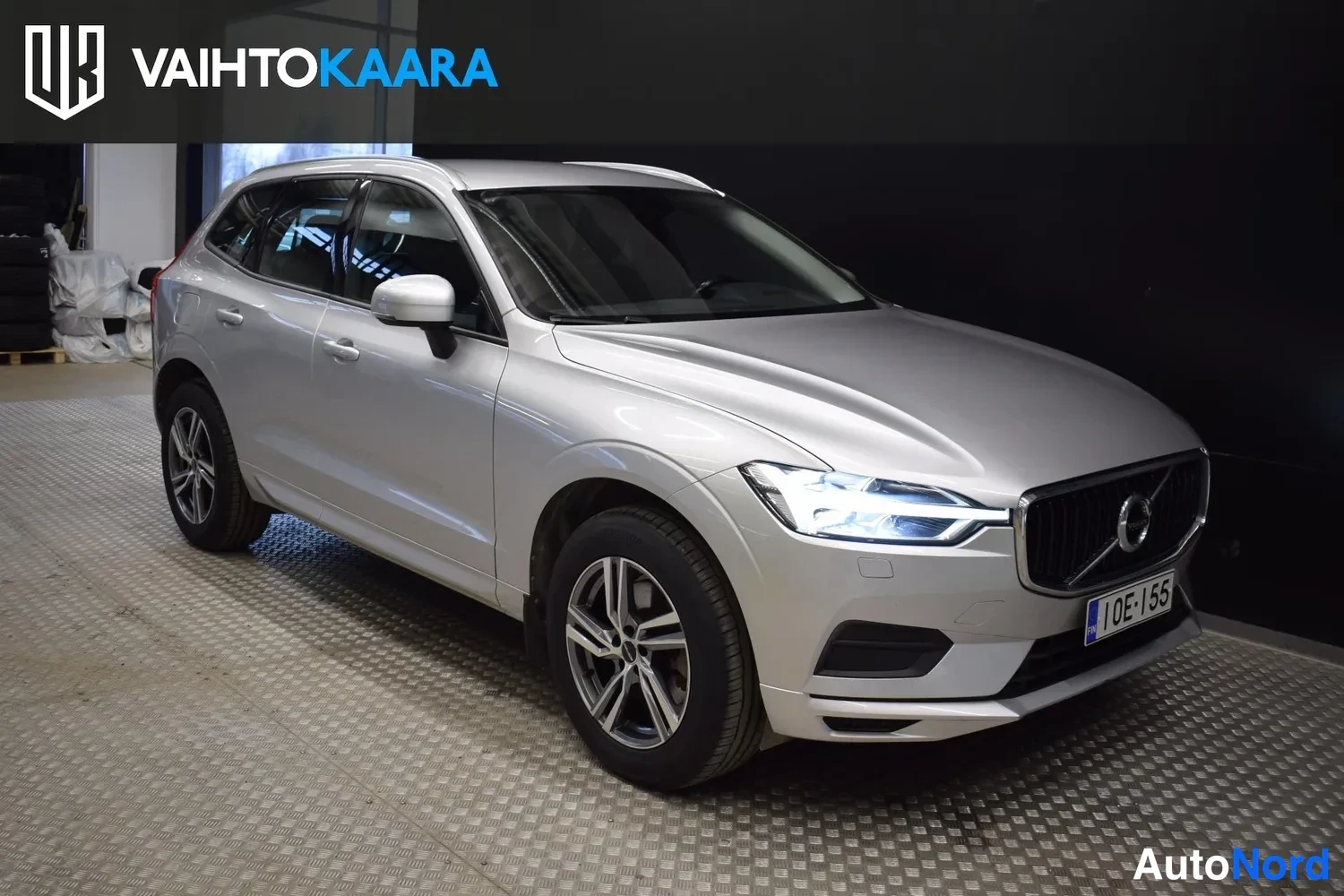 Harmaa Volvo XC60 2018, ulkokuva 6 – Raisio