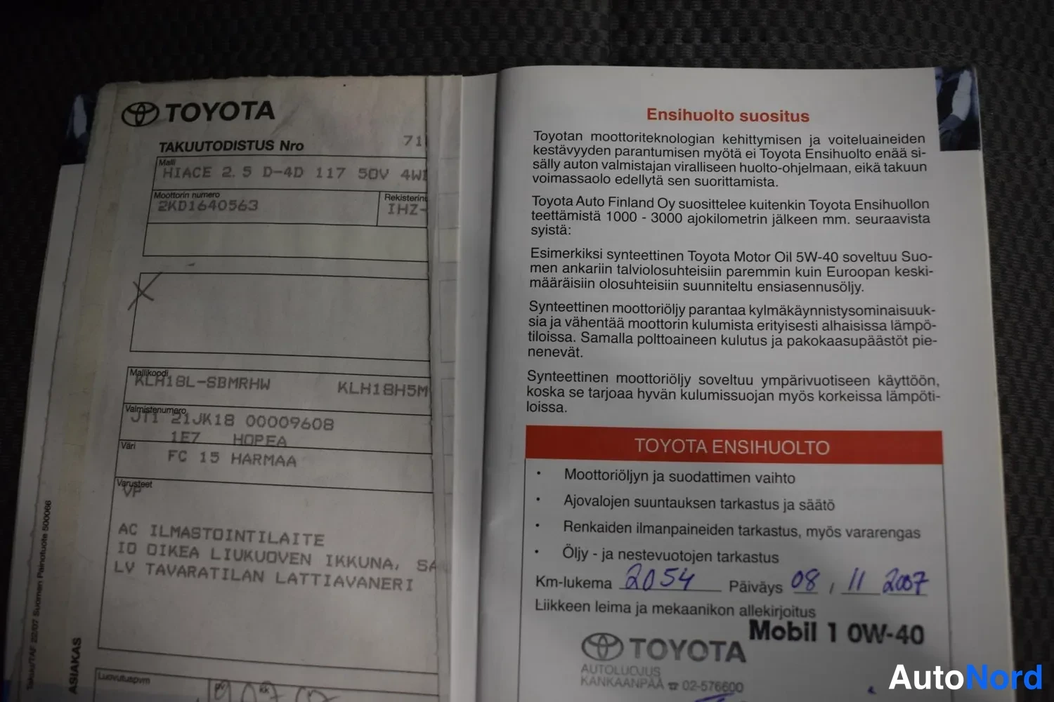 Hopea Toyota Hiace 2007, ulkokuva 20 – Raisio