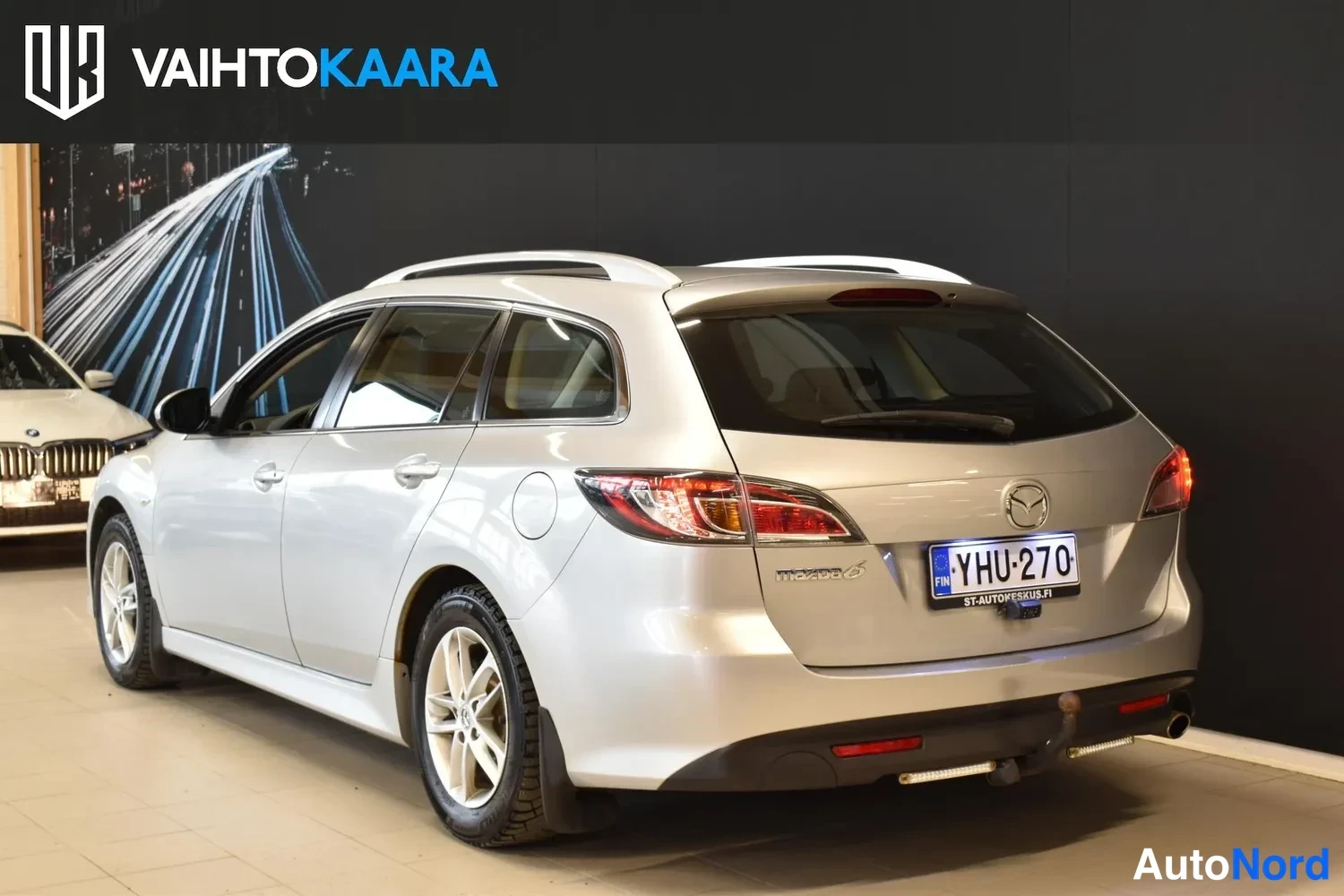 Harmaa Mazda 6 2012, ulkokuva 3 – Raisio