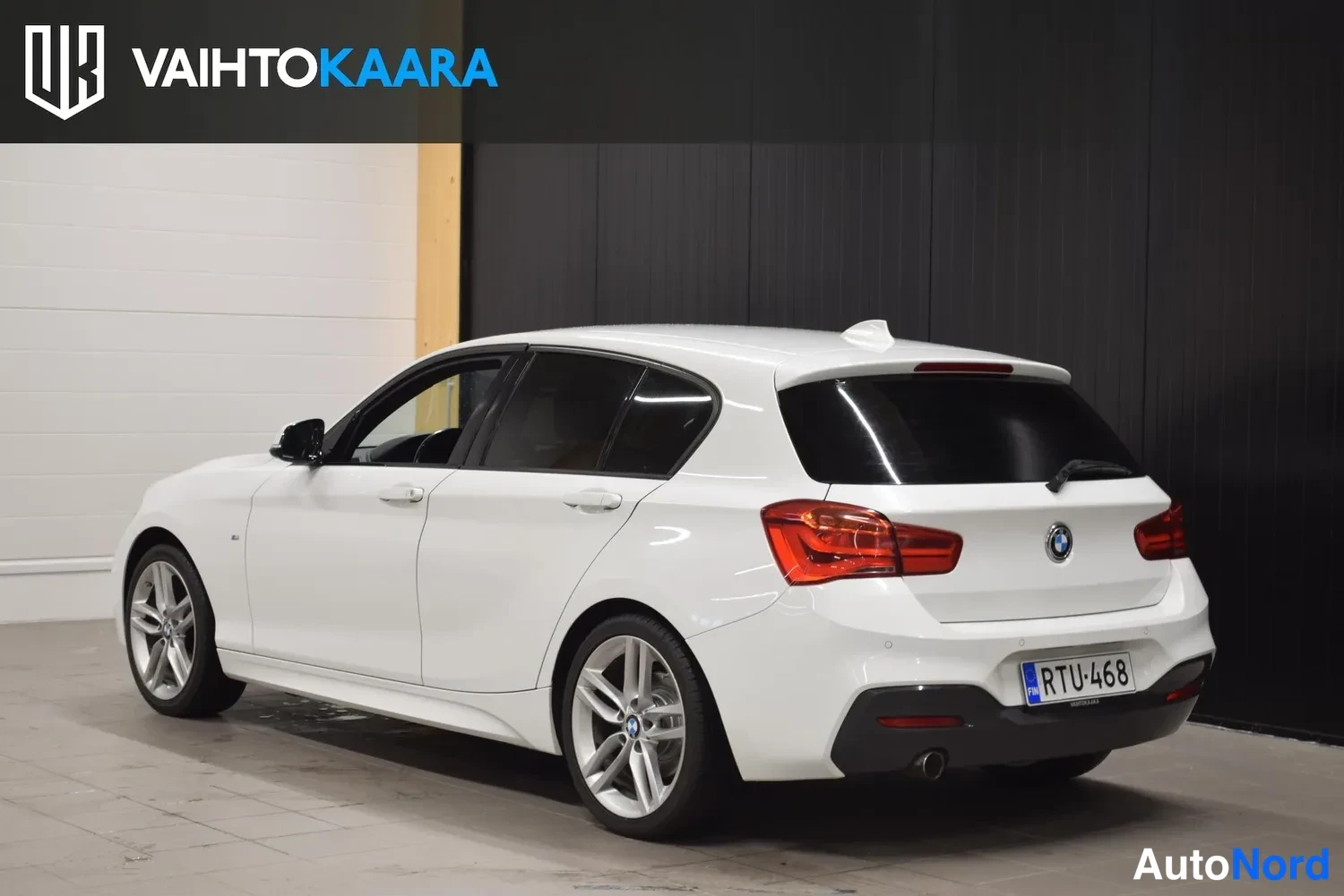 Valkoinen BMW 116d 2016, ulkokuva 3 – Raisio