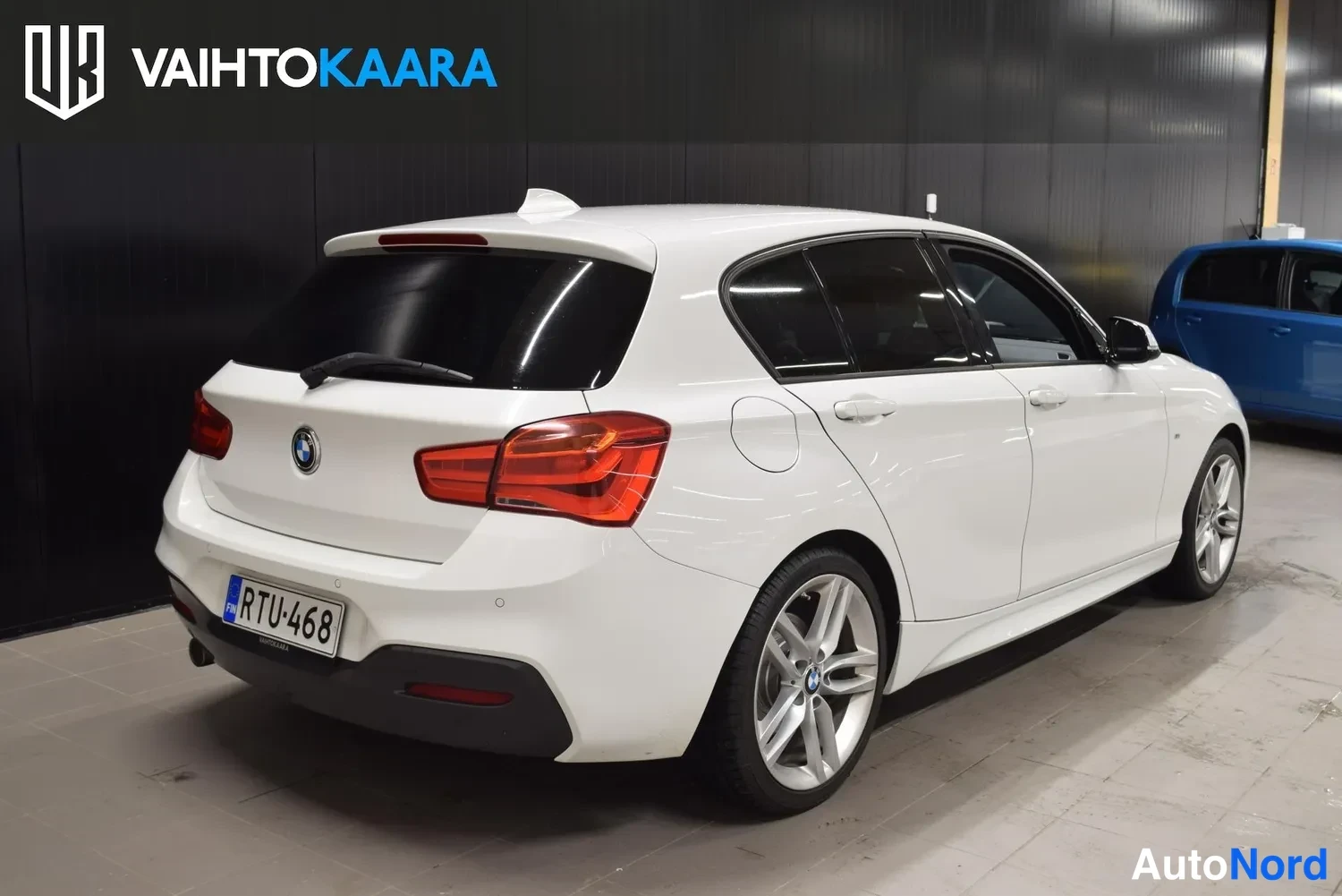 Valkoinen BMW 116d 2016, ulkokuva 4 – Raisio