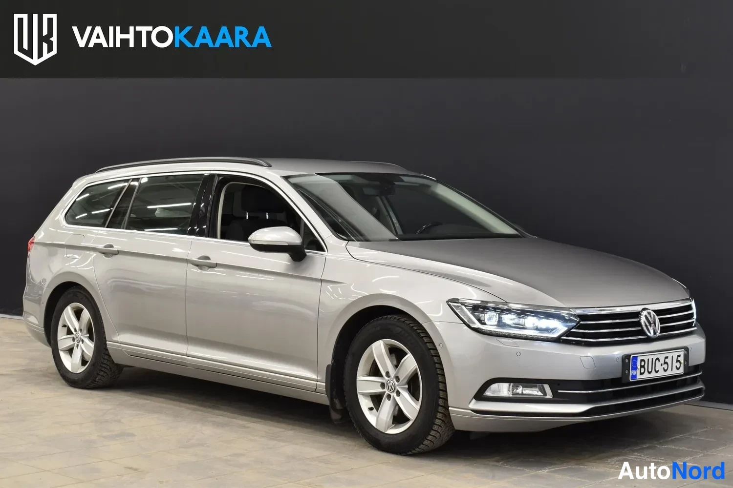 Harmaa Volkswagen Passat Variant 2017, ulkokuva 6 – Raisio