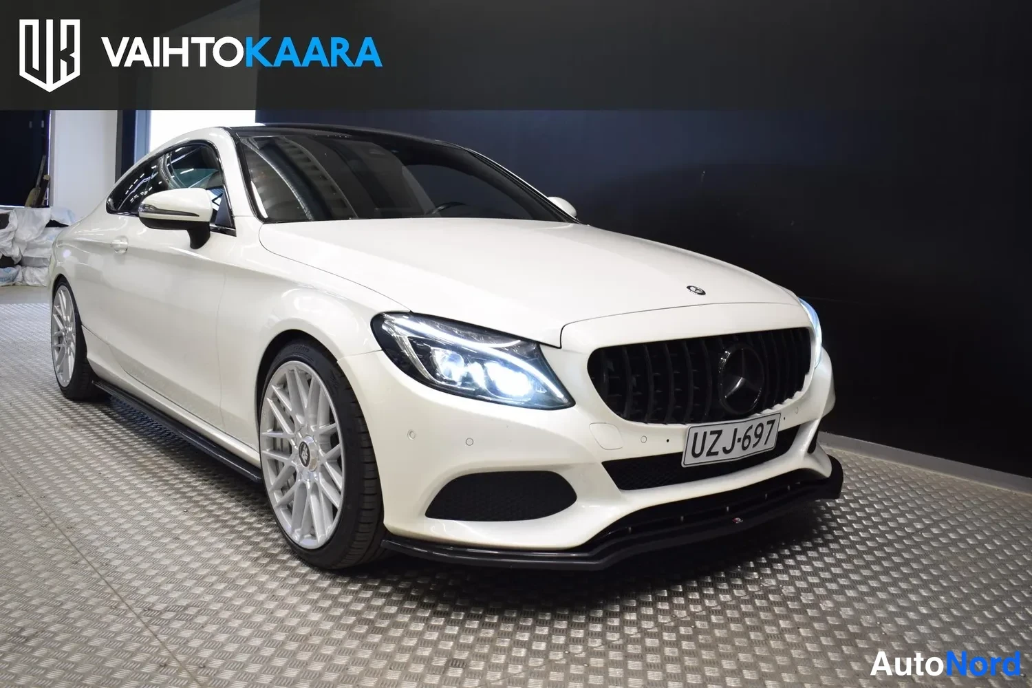 Valkoinen Mercedes-Benz C 200 2016, ulkokuva 6 – Raisio
