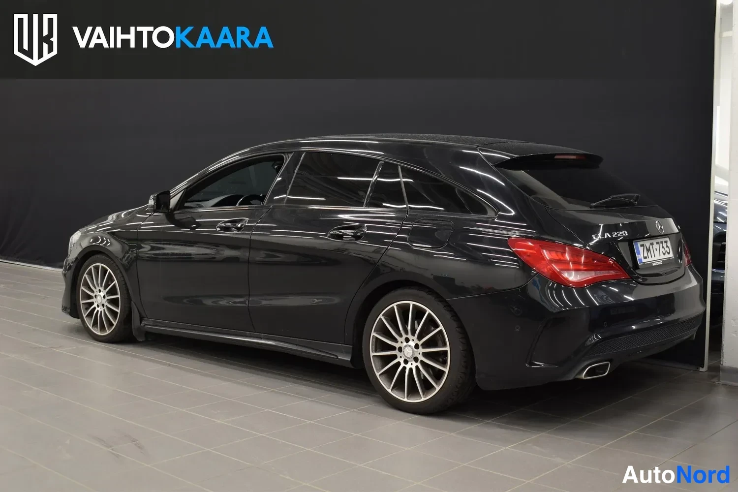 Musta Mercedes-Benz CLA 220 CDI 2015, ulkokuva 3 – Raisio