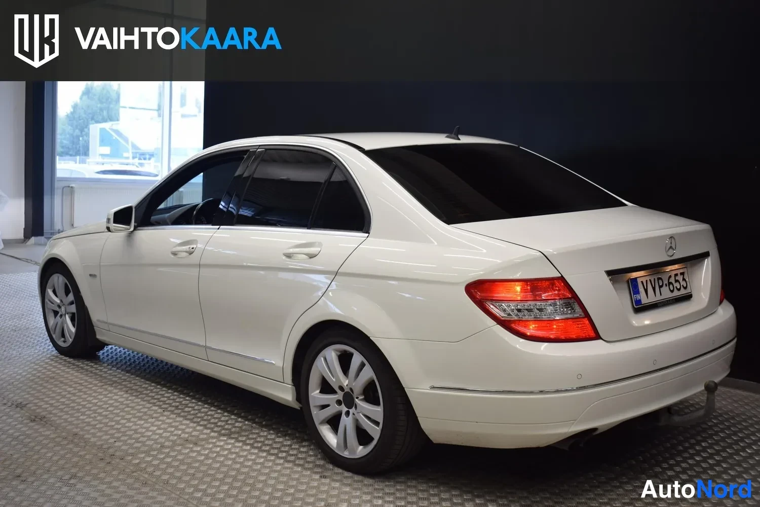 Valkoinen Mercedes-Benz C 200 CDI 2011, ulkokuva 3 – Raisio