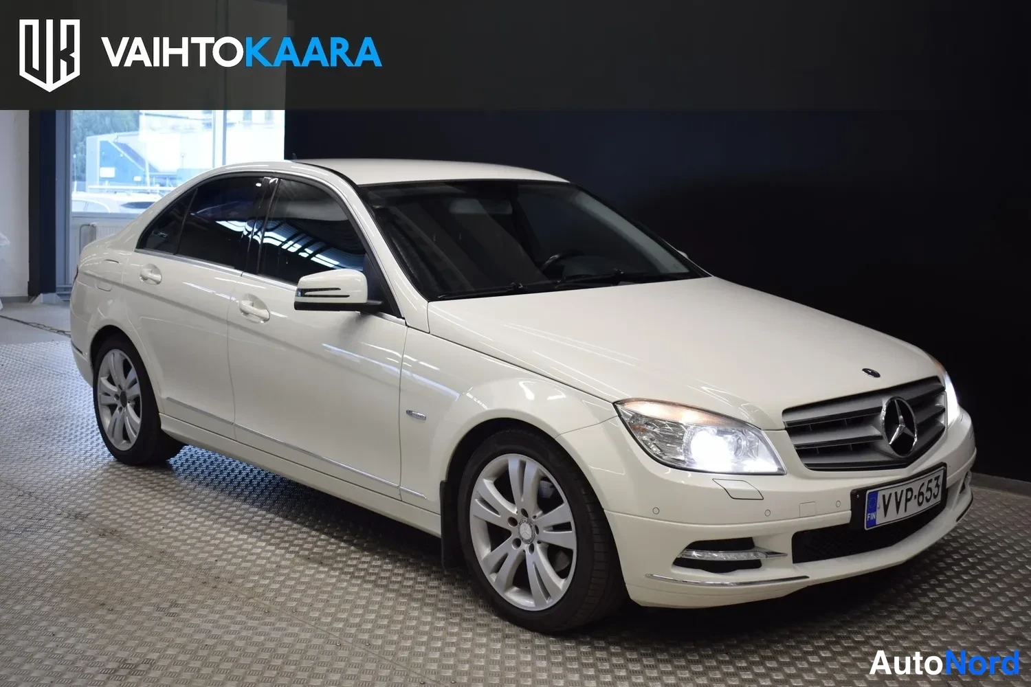 Valkoinen Mercedes-Benz C 200 CDI 2011, ulkokuva 6 – Raisio