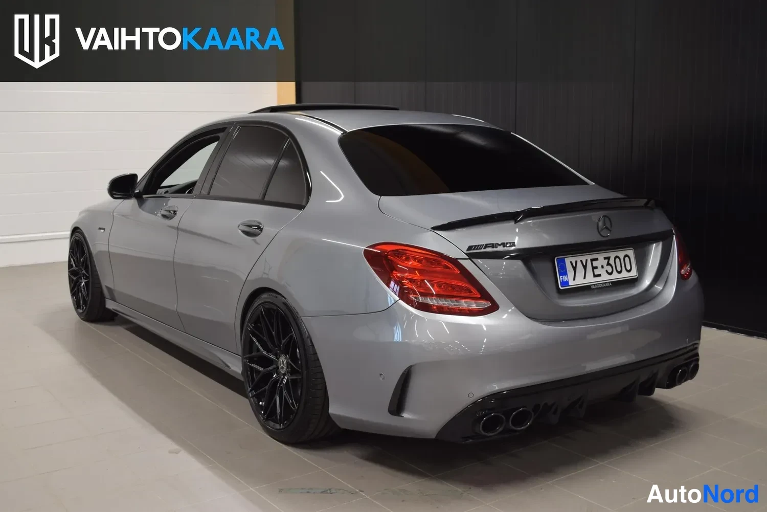 Harmaa Mercedes-Benz C 43 2017, ulkokuva 3 – Raisio