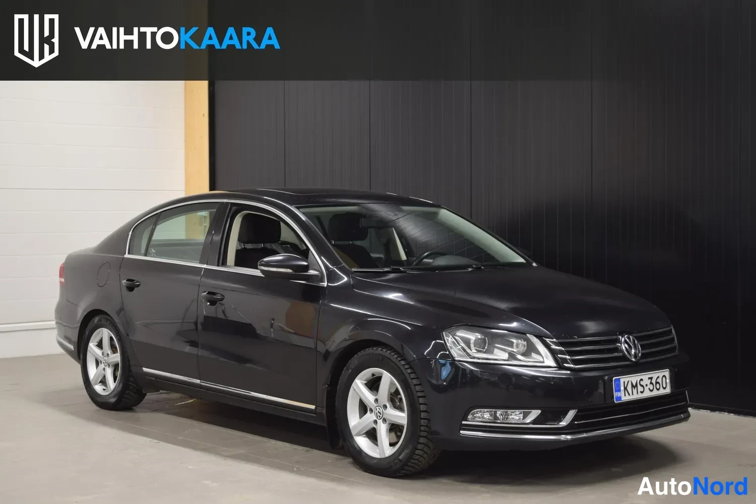 Musta Volkswagen Passat 2014, ulkokuva 6 – Raisio