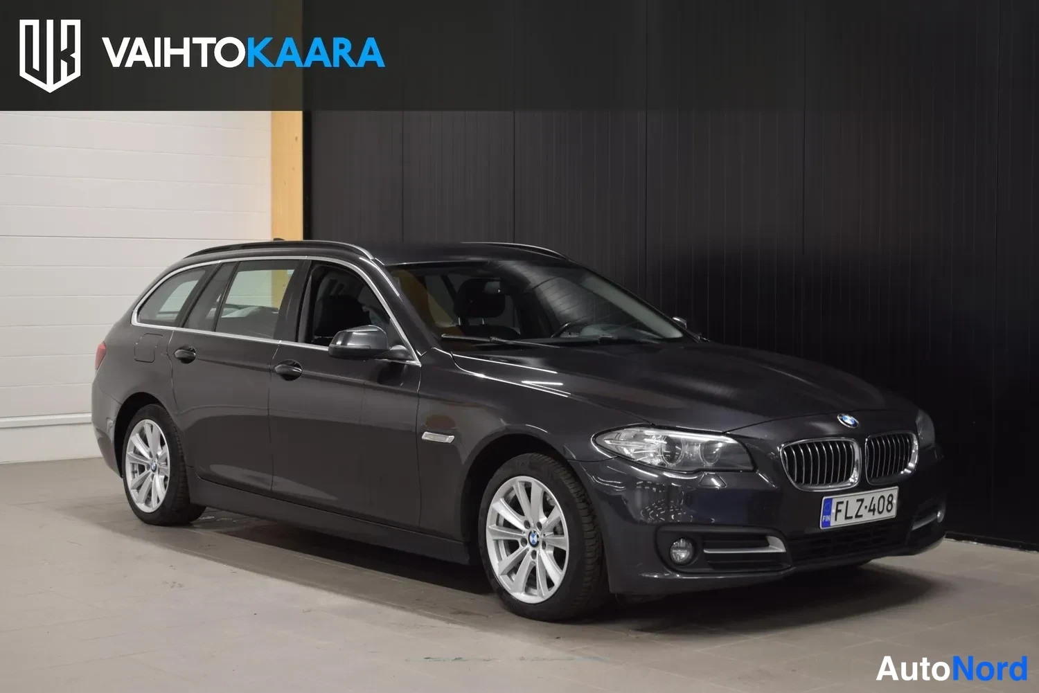 Harmaa BMW 520i 2016, ulkokuva 6 – Raisio