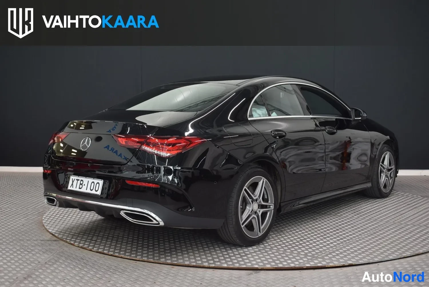 Musta Mercedes-Benz CLA 250 e 2023, ulkokuva 4 – Raisio