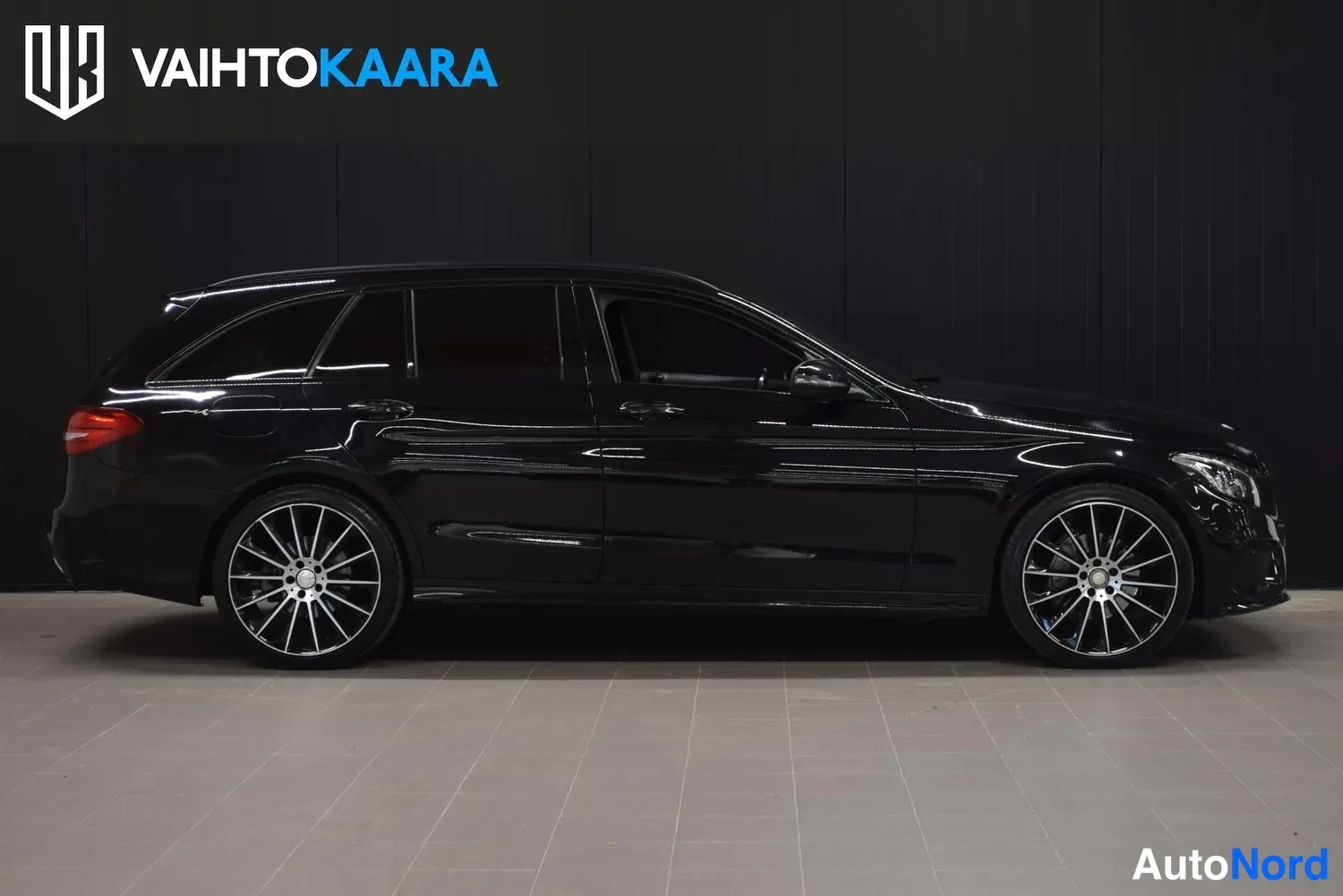 Musta Mercedes-Benz C 220 d 4MATIC 2017, ulkokuva 5 – Raisio