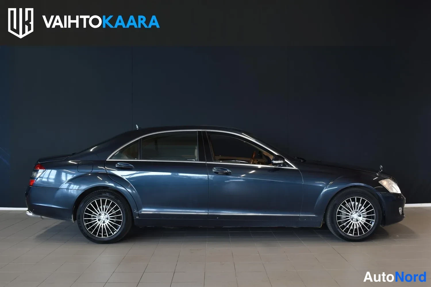 Sininen Mercedes-Benz S 320 d 4MATIC 2007, ulkokuva 4 – Raisio