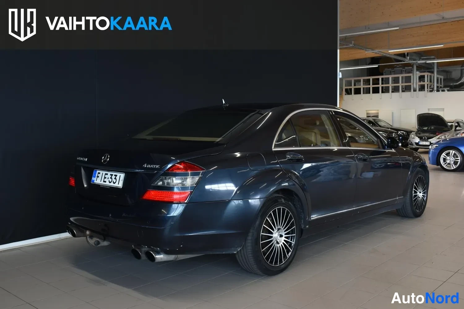 Sininen Mercedes-Benz S 320 d 4MATIC 2007, ulkokuva 5 – Raisio