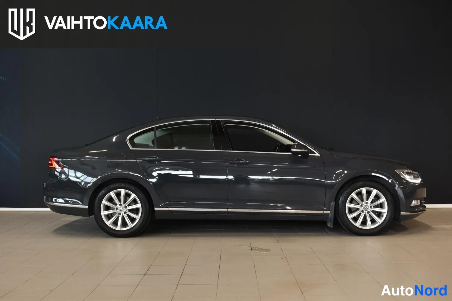 Harmaa Volkswagen Passat 2017, ulkokuva 5 – Raisio
