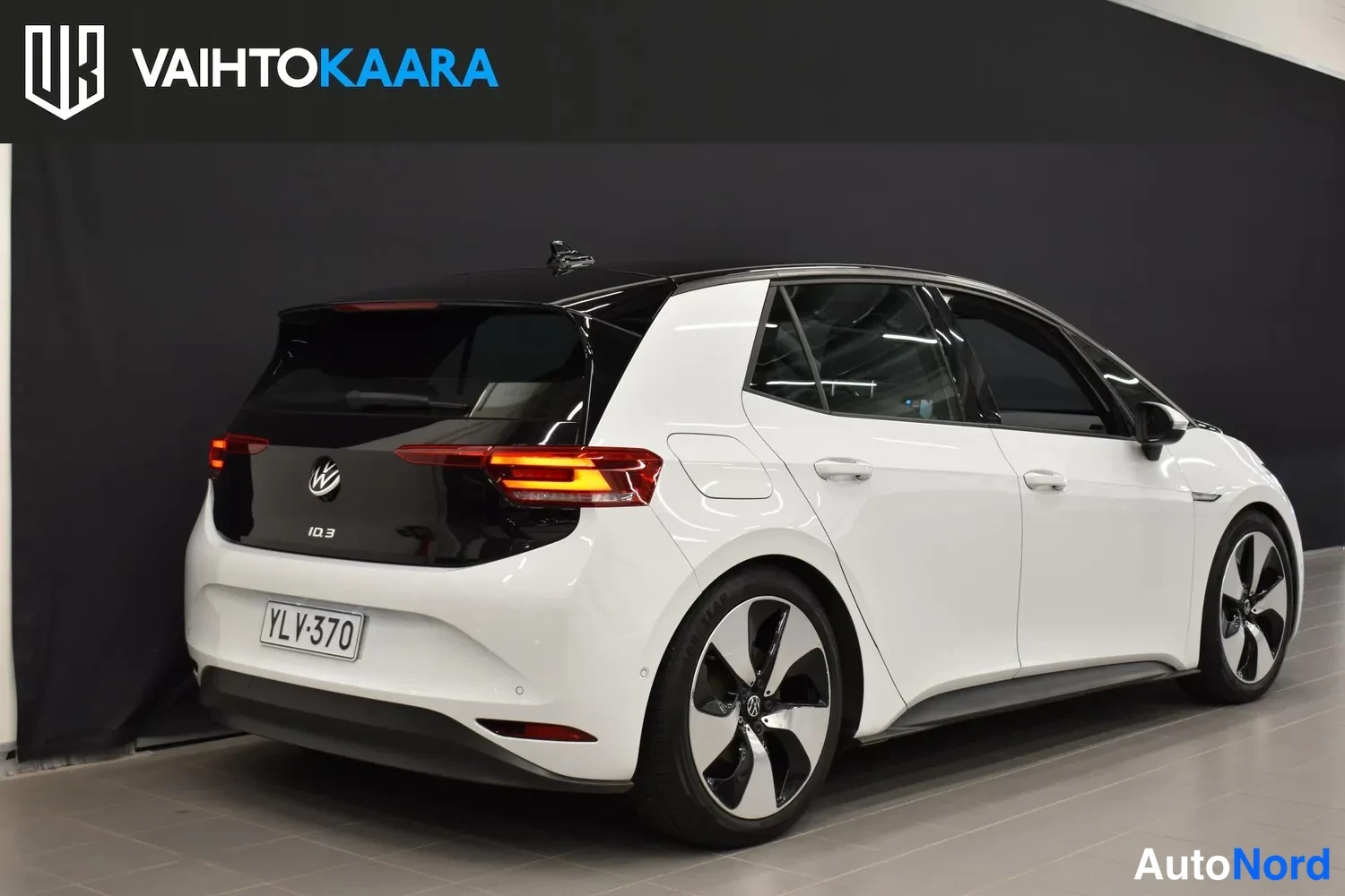 Valkoinen Volkswagen ID.3 2022, ulkokuva 4 – Raisio