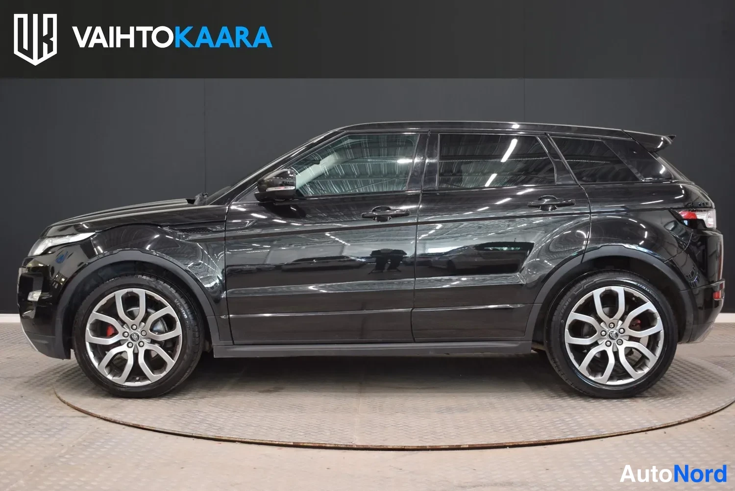 Musta Land Rover Range Rover Evoque 2013, ulkokuva 2 – Raisio
