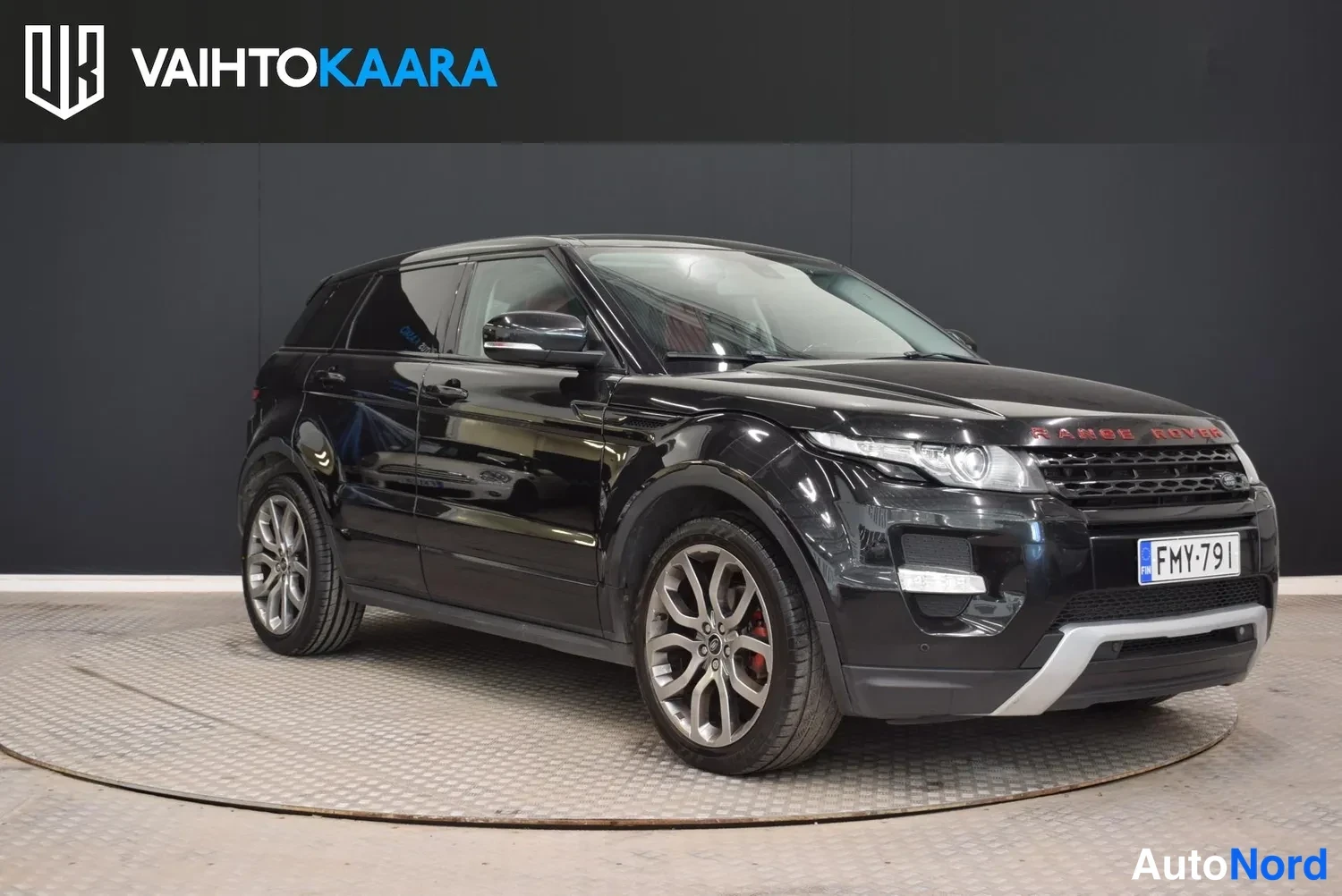 Musta Land Rover Range Rover Evoque 2013, ulkokuva 6 – Raisio