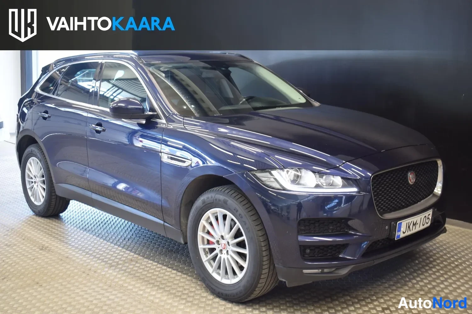 Sininen Jaguar F-Pace 2017, ulkokuva 6 – Raisio