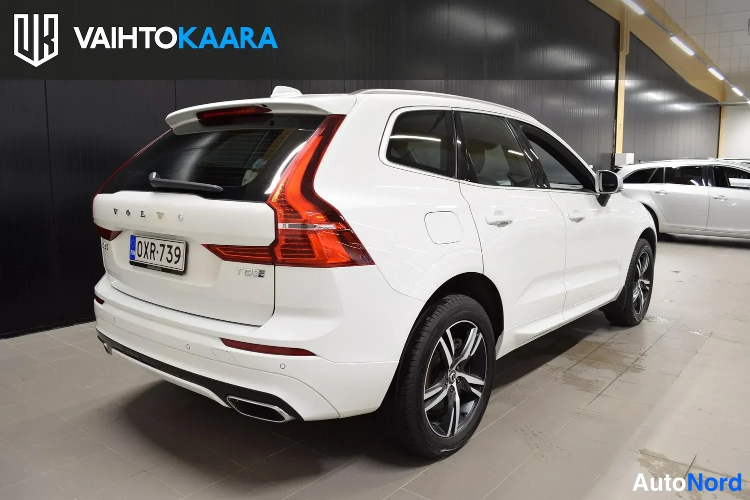 Valkoinen Volvo XC60 2019, ulkokuva 4 – Raisio
